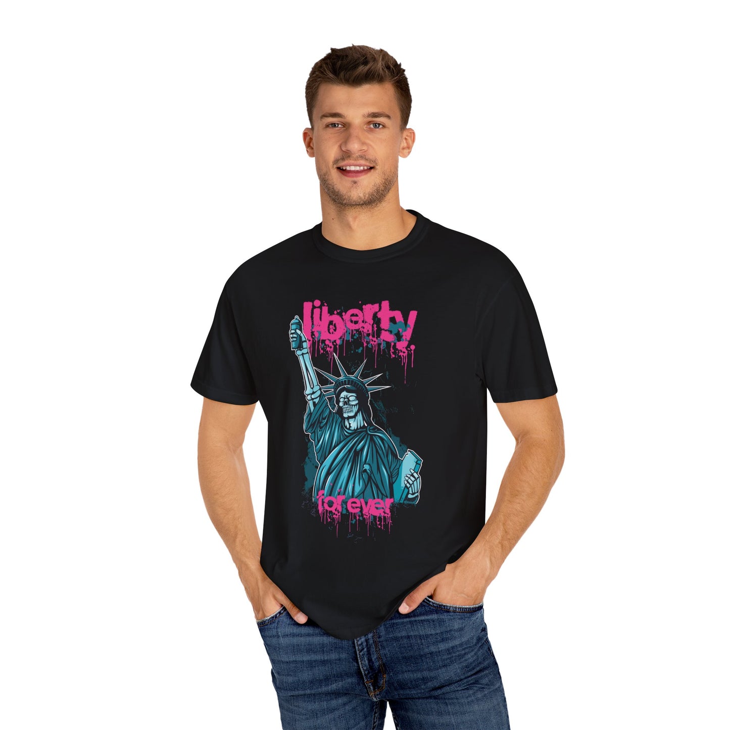 T-Shirt Eerie Liberty: The Spooky Statue of Freedom