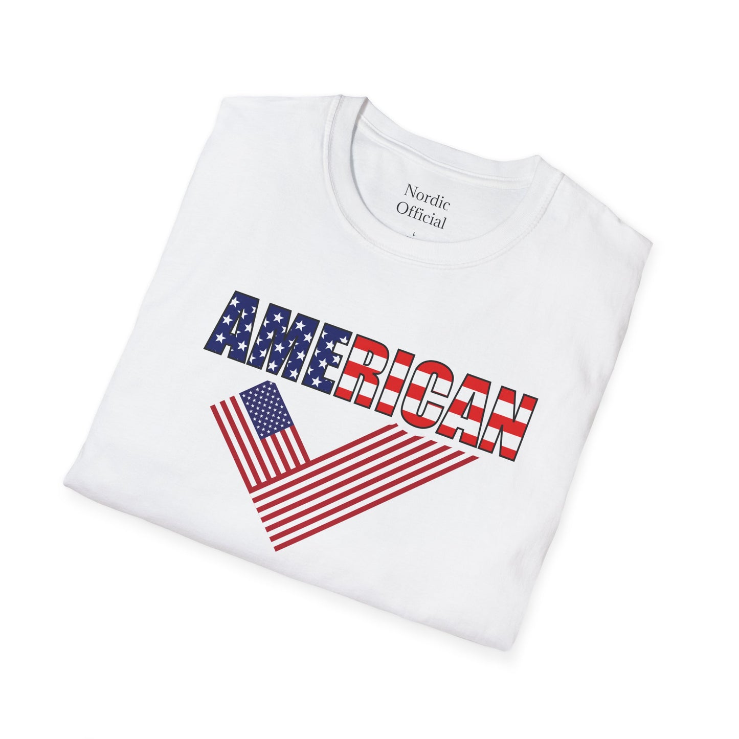 American Flag Vintage Style T-Shirt