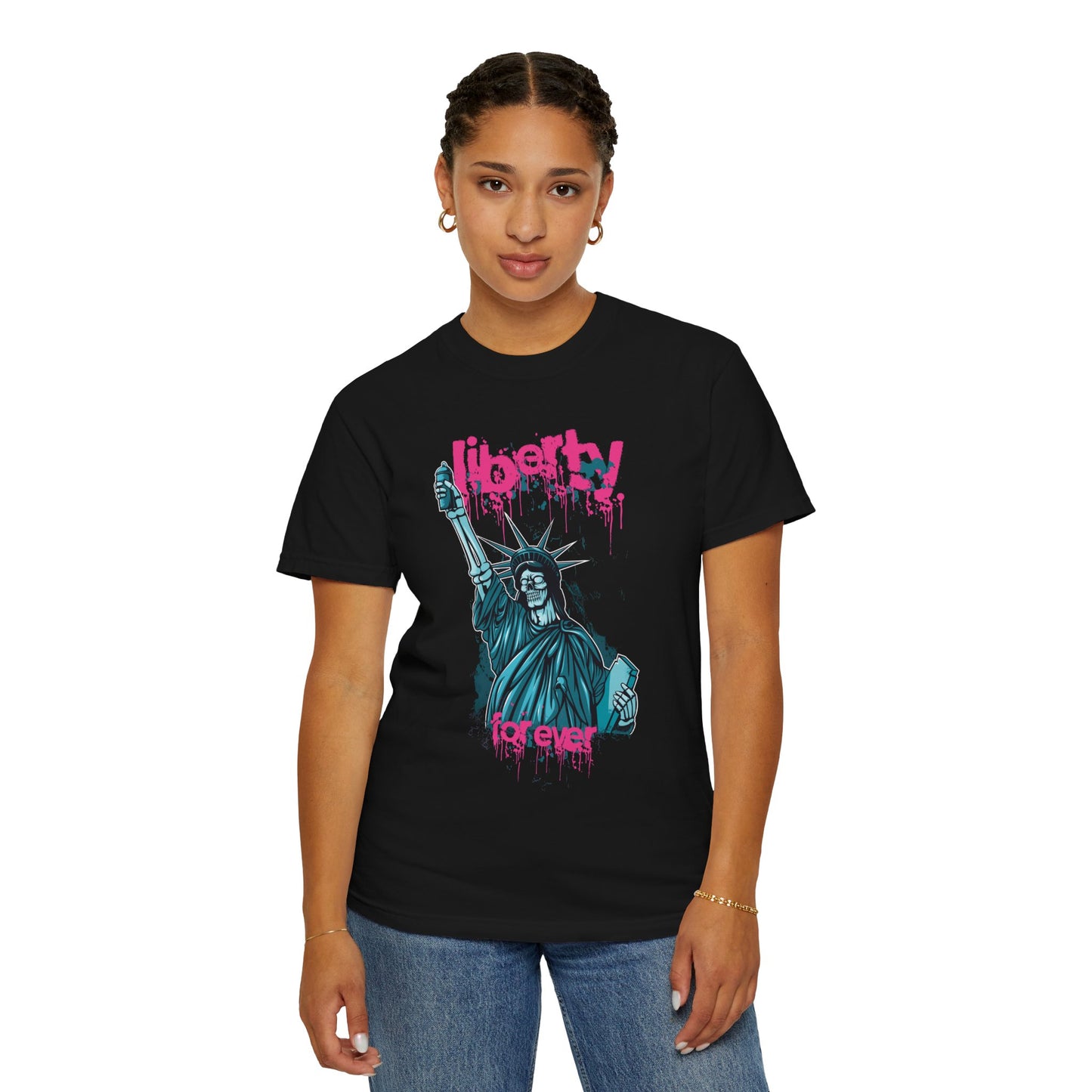 T-Shirt Eerie Liberty: The Spooky Statue of Freedom