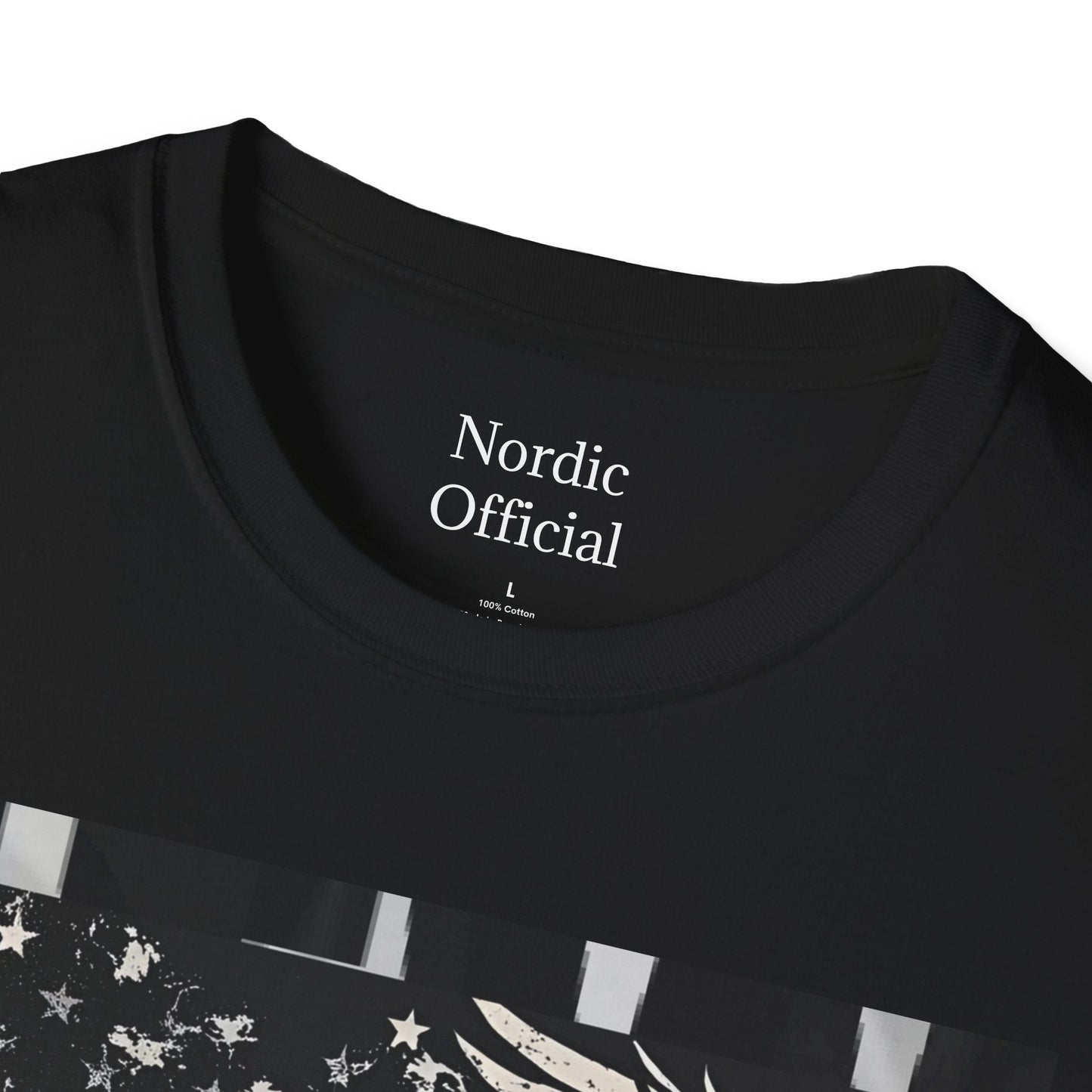 Black SKull Flag American T-shirt - Nordic OfficialBlack SKull Flag American T-shirtT-Shirt