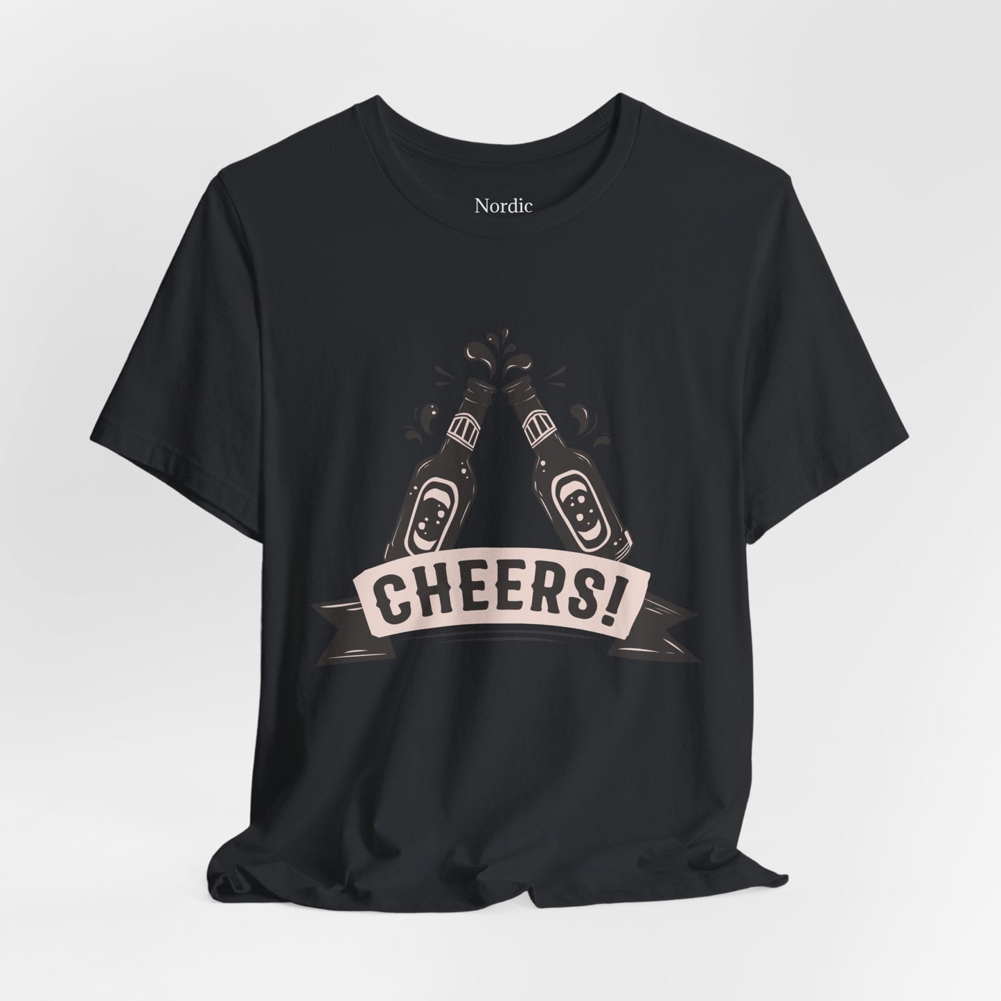 π» CHEERS! Unisex Tee β Drink, Laugh, Repeat - Nordic Officialπ» CHEERS! Unisex Tee β Drink, Laugh, RepeatT-Shirt