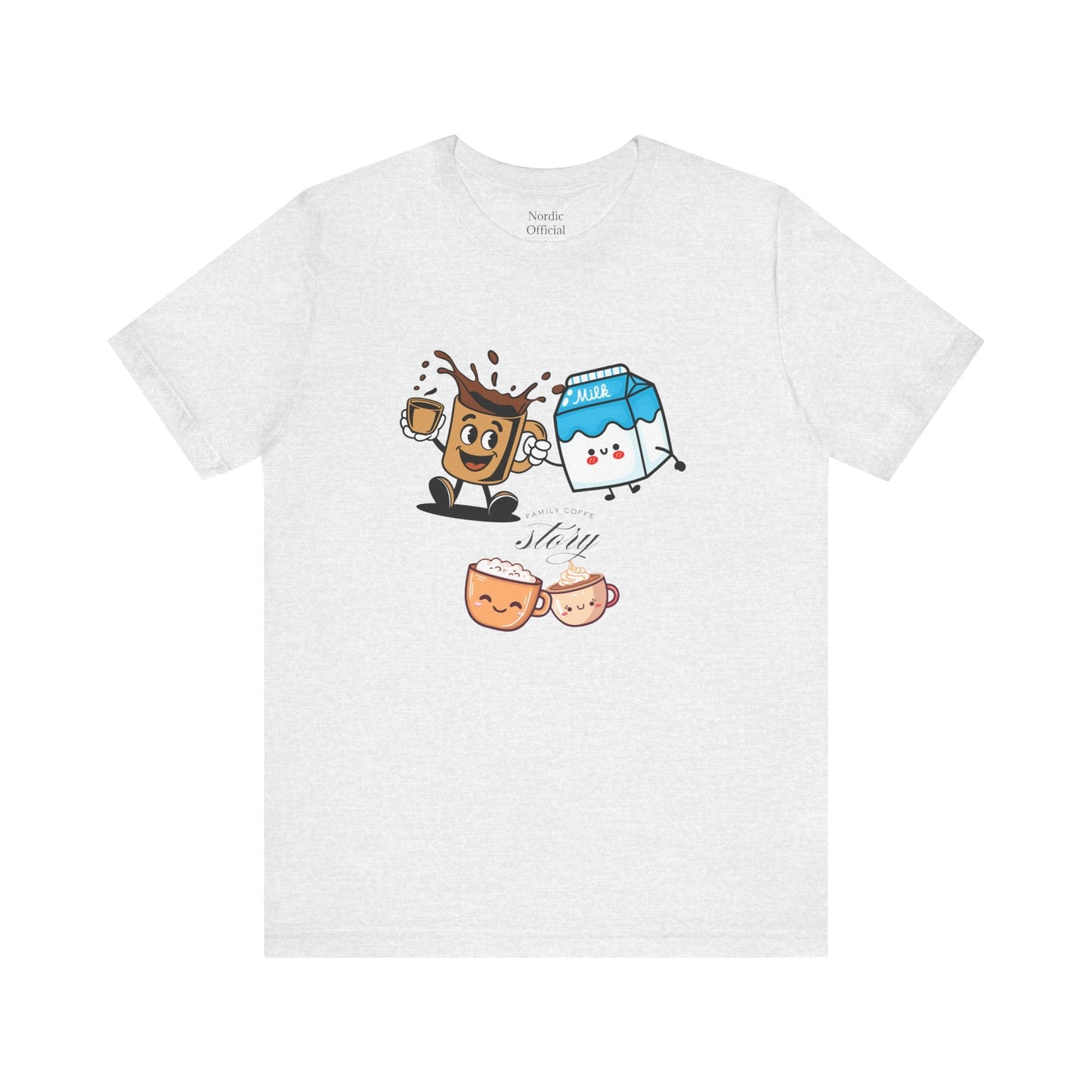 Coffee Family โ A Brewtiful Story Tee - Nordic OfficialCoffee Family โ A Brewtiful Story TeeT-Shirt