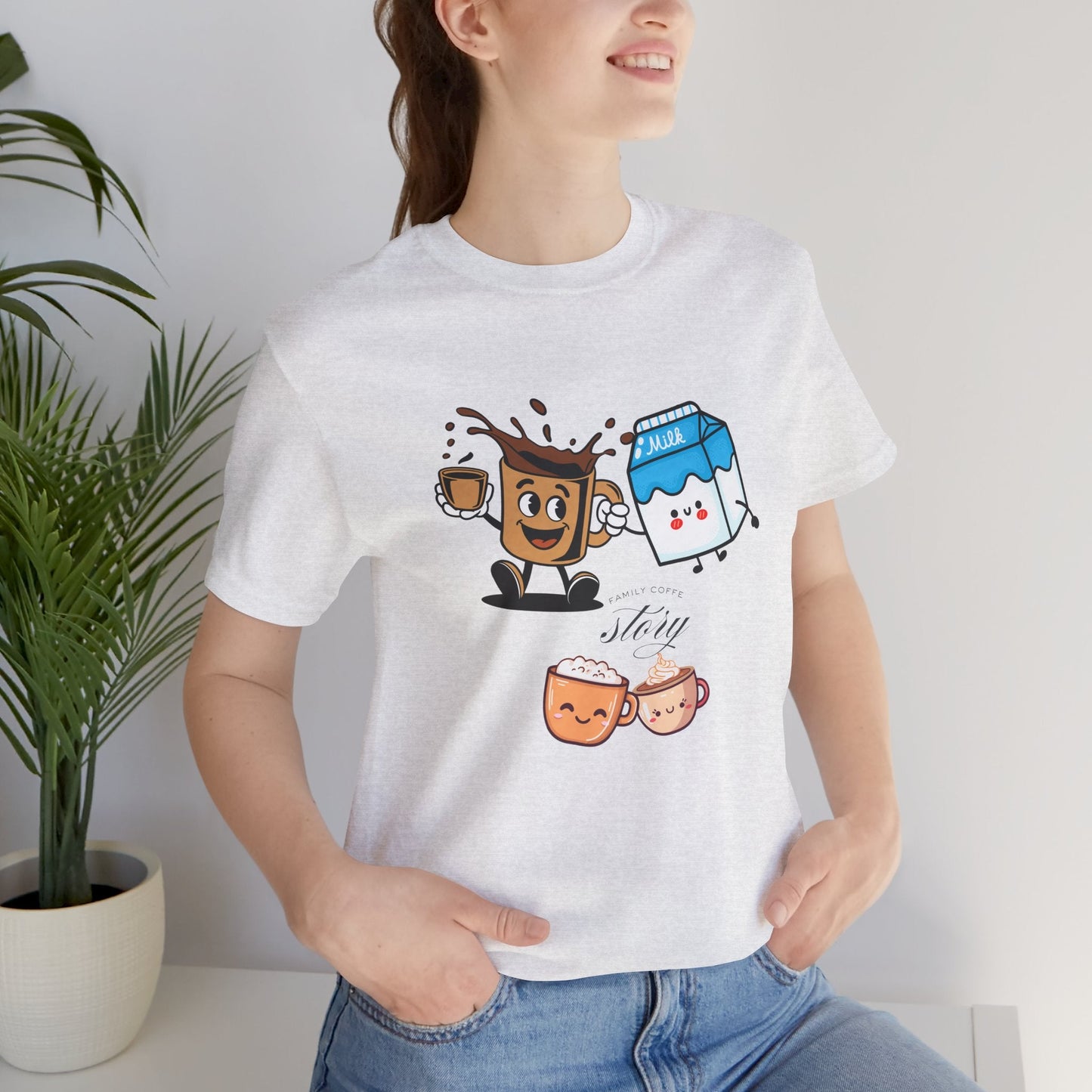 Coffee Family โ A Brewtiful Story Tee - Nordic OfficialCoffee Family โ A Brewtiful Story TeeT-Shirt