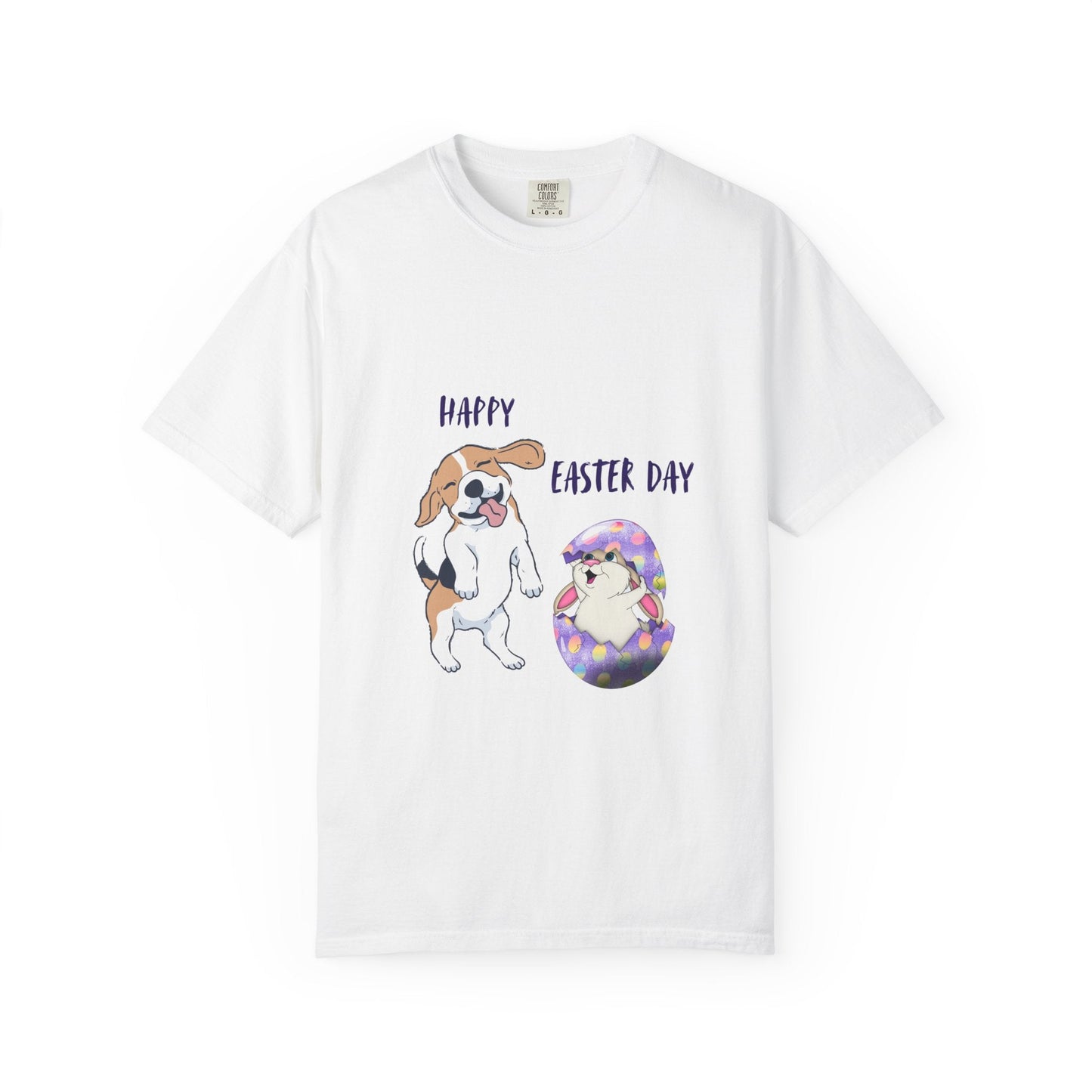 Funny Dog and Bunny Easter Unisex T-shirt - Nordic OfficialFunny Dog and Bunny Easter Unisex T-shirtT-Shirt