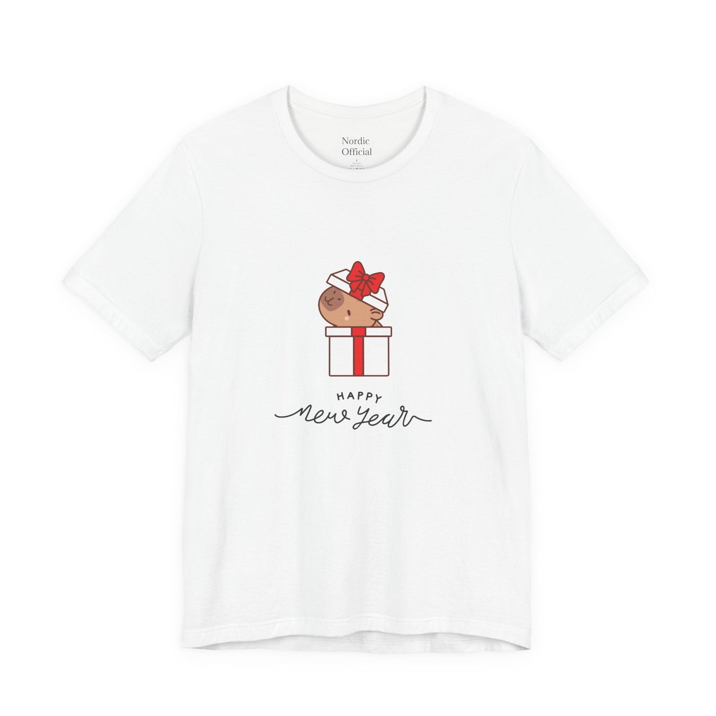 🎁 Happy New Year – Surprise Pup Tee - Nordic Official🎁 Happy New Year – Surprise Pup TeeT-Shirt