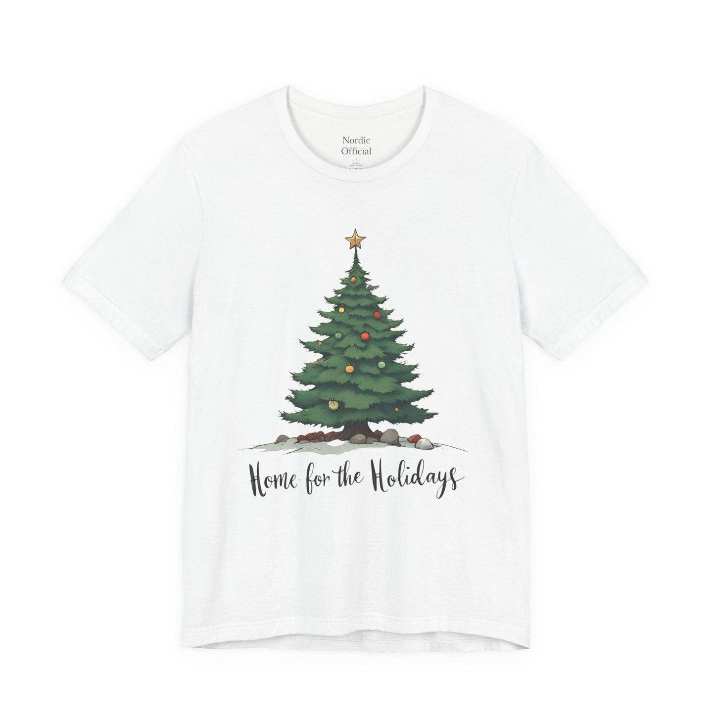 ๐ Home for the Holidays โ Christmas Tree T-shirt - Nordic Official๐ Home for the Holidays โ Christmas Tree T-shirtT-Shirt
