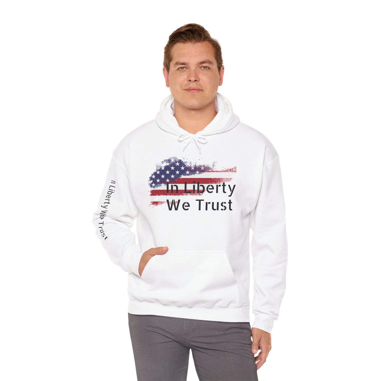 In Liberty We Trust Hoodie – Unisex American Flag Sweatshirt - Nordic OfficialIn Liberty We Trust Hoodie – Unisex American Flag SweatshirtHoodie