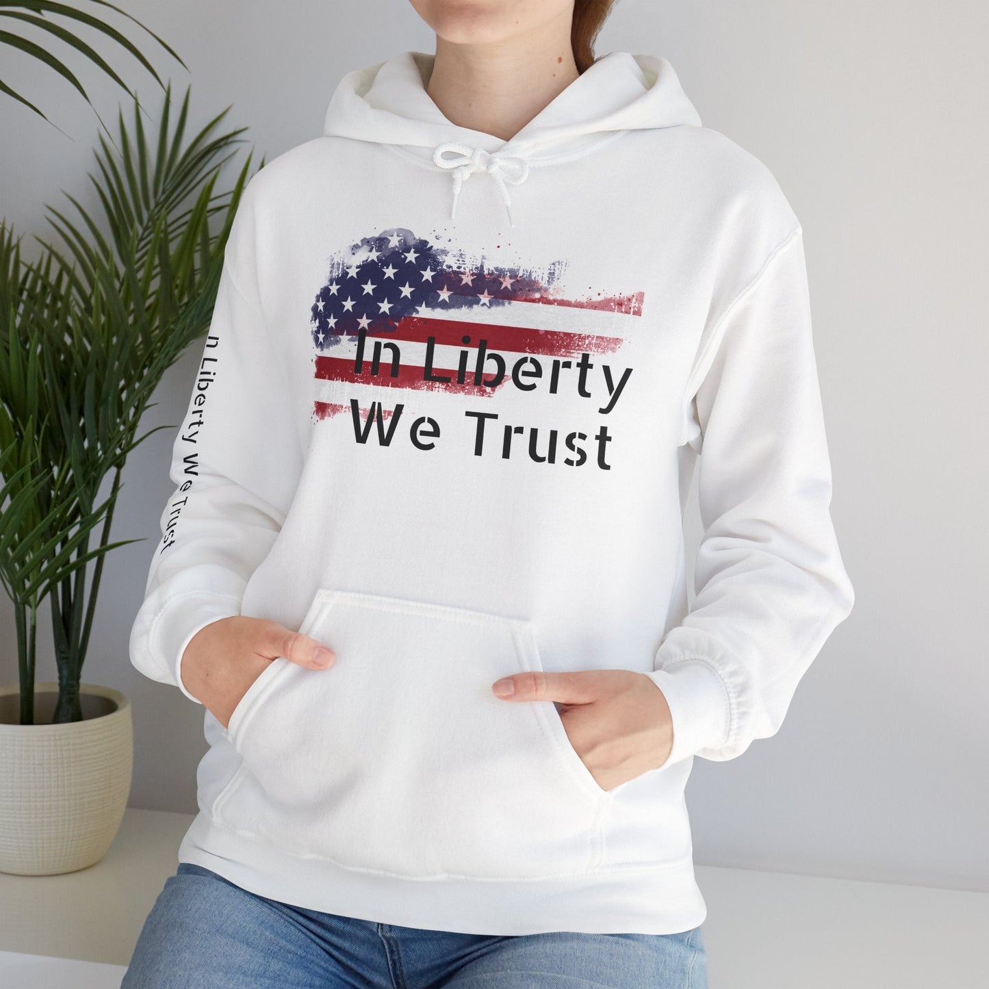 In Liberty We Trust Hoodie – Unisex American Flag Sweatshirt - Nordic OfficialIn Liberty We Trust Hoodie – Unisex American Flag SweatshirtHoodie