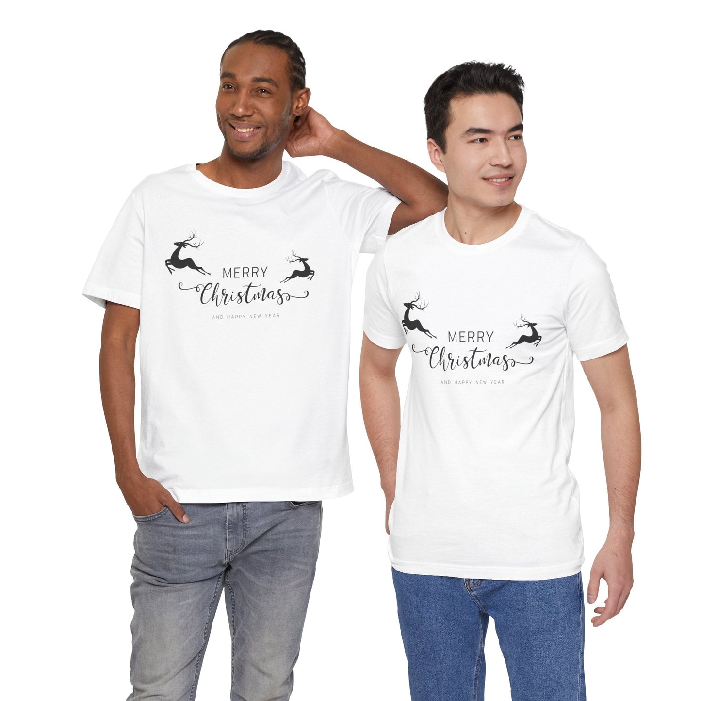 ๐โจ Minimal Merry Christmas Reindeer Tee - Nordic Official๐โจ Minimal Merry Christmas Reindeer TeeT-Shirt