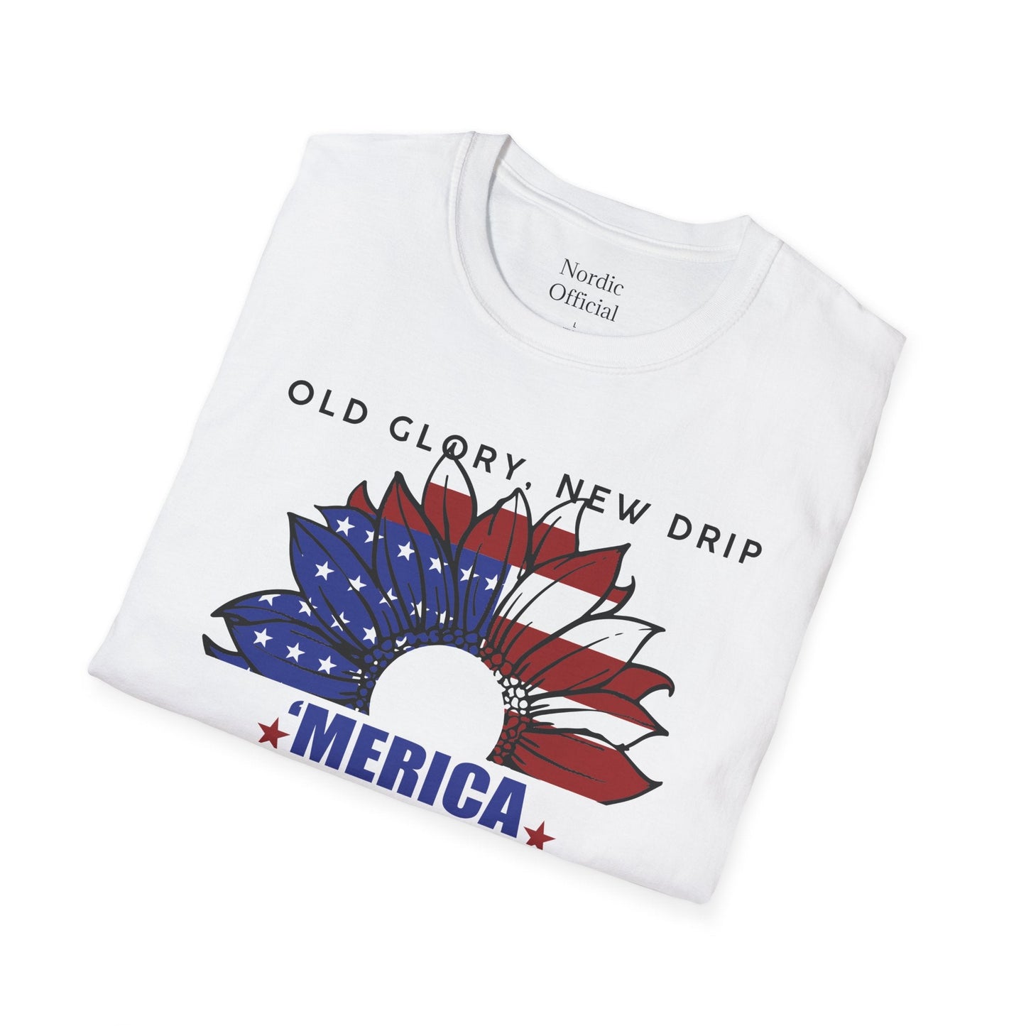 Old Glory - New Drip White T-shirt - Nordic OfficialOld Glory - New Drip White T-shirtT-Shirt