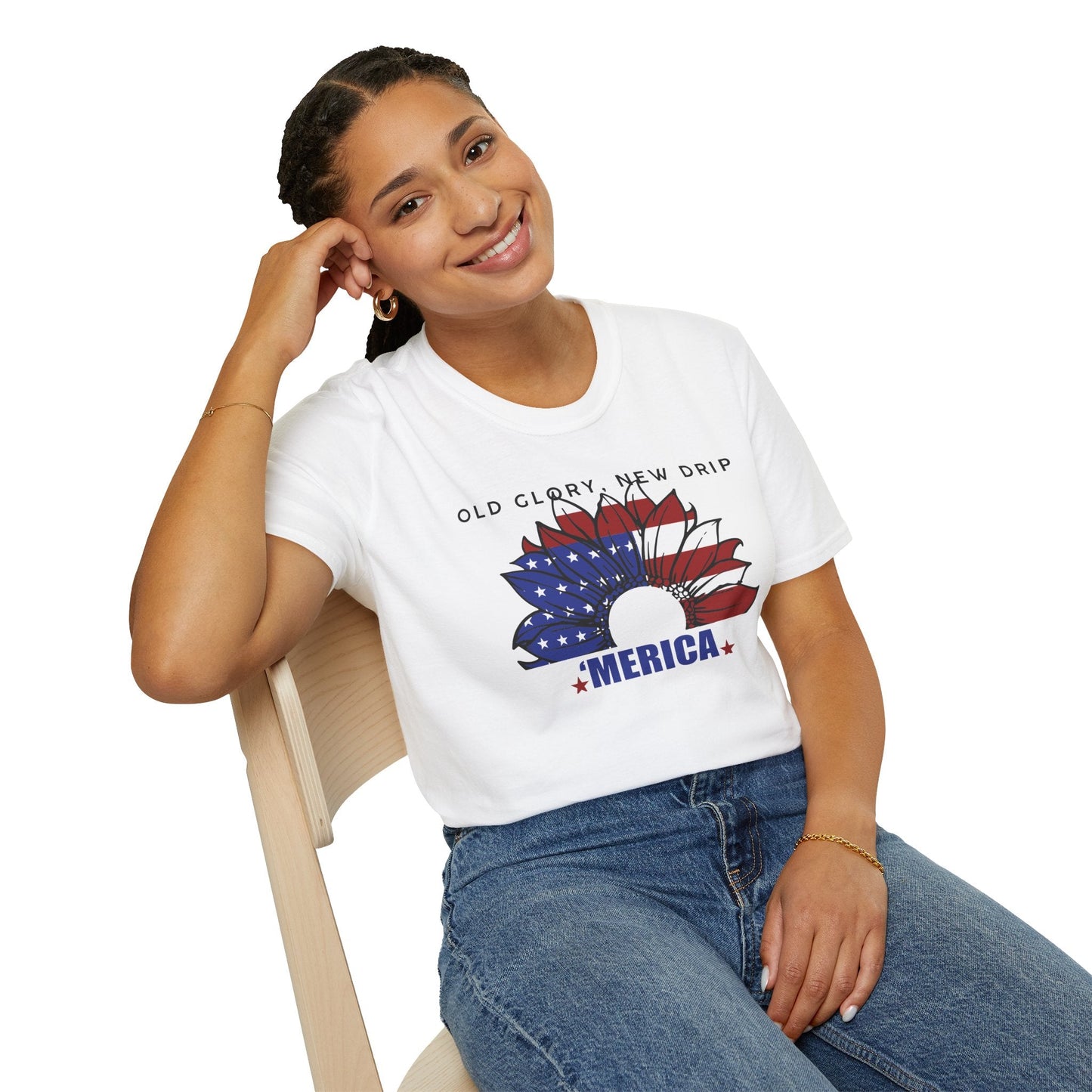Old Glory - New Drip White T-shirt - Nordic OfficialOld Glory - New Drip White T-shirtT-Shirt