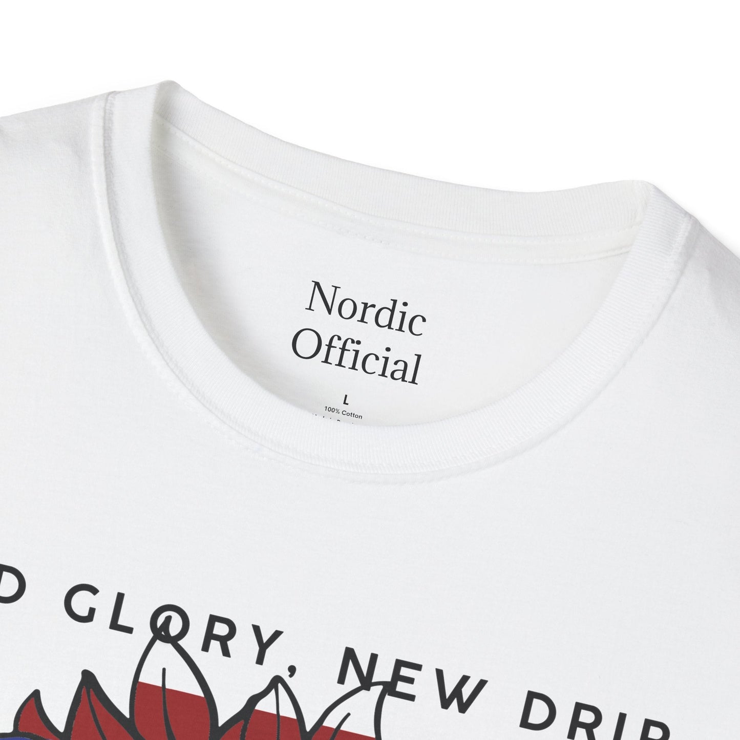 Old Glory - New Drip White T-shirt - Nordic OfficialOld Glory - New Drip White T-shirtT-Shirt