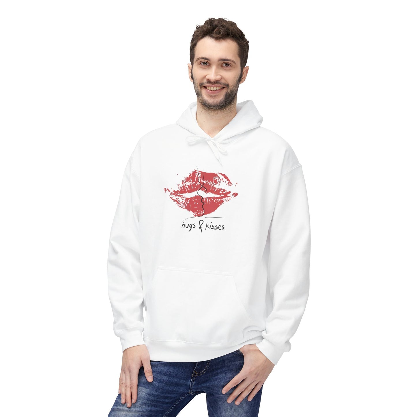 Romantic Moon Couple Kiss Hoodie - Nordic OfficialRomantic Moon Couple Kiss HoodieHoodie
