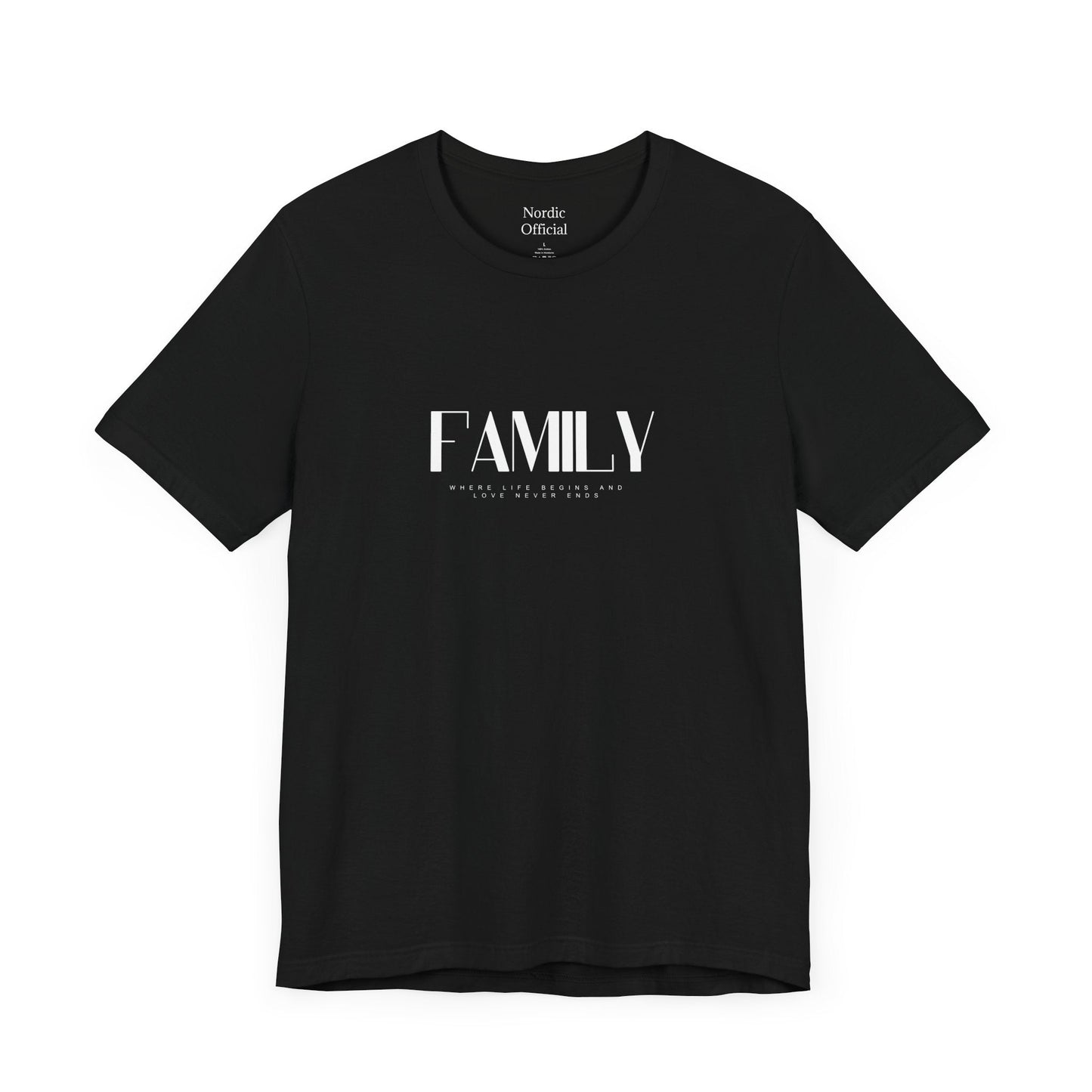 Rooted in Family – Minimalist Statement Tee - Nordic OfficialRooted in Family – Minimalist Statement TeeT-Shirt