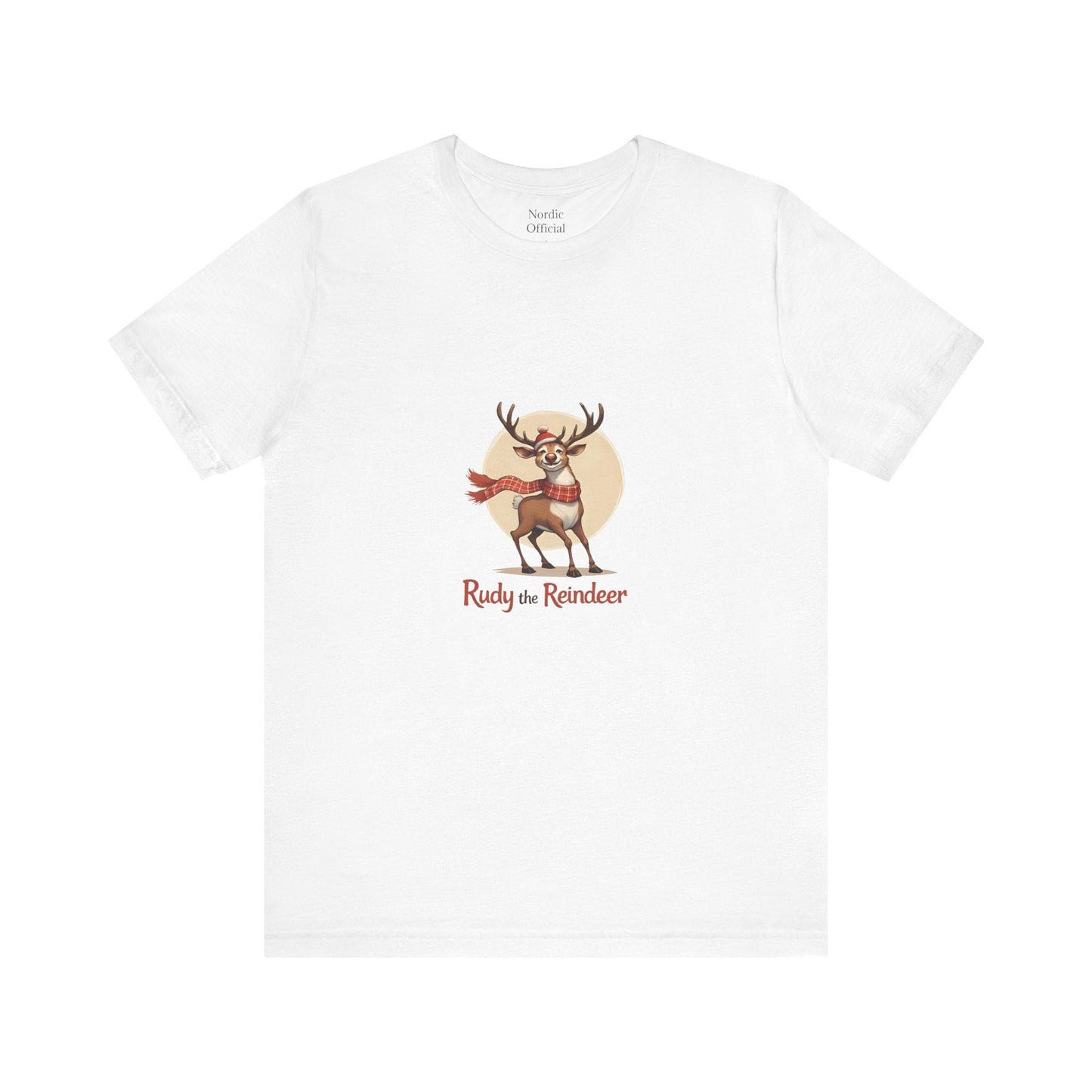 🦌 Rudy the Reindeer – Christmas Spirit Tee - Nordic Official🦌 Rudy the Reindeer – Christmas Spirit TeeT-Shirt