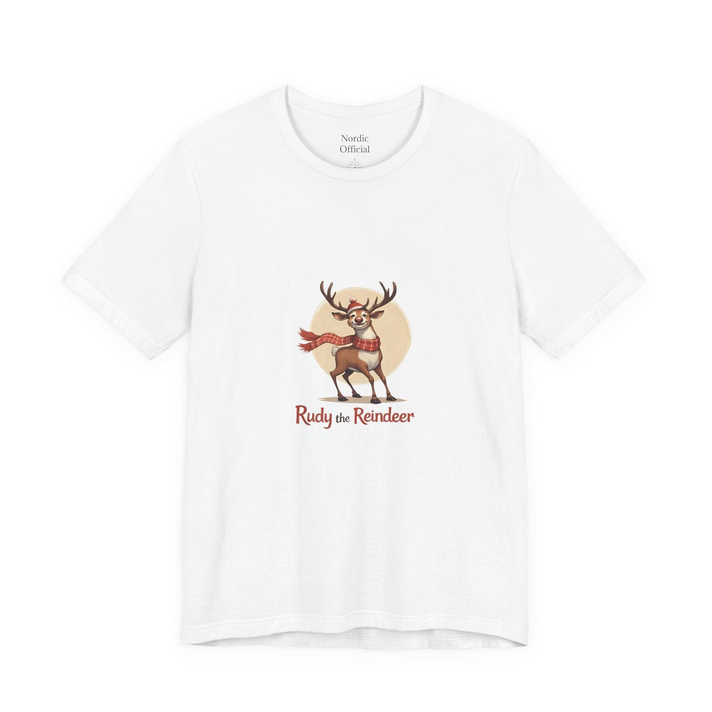 🦌 Rudy the Reindeer – Christmas Spirit Tee - Nordic Official🦌 Rudy the Reindeer – Christmas Spirit TeeT-Shirt