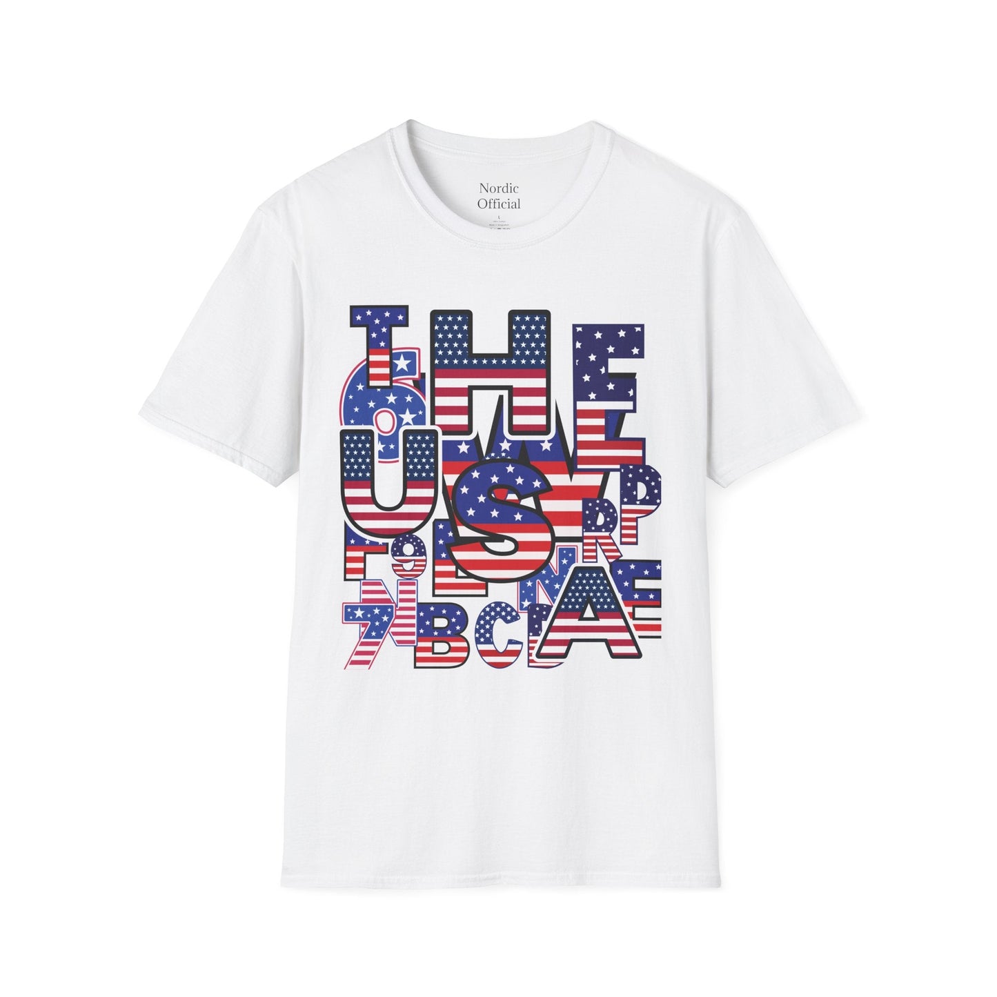 The USA white T-shirt - Nordic OfficialThe USA white T-shirtT-Shirt