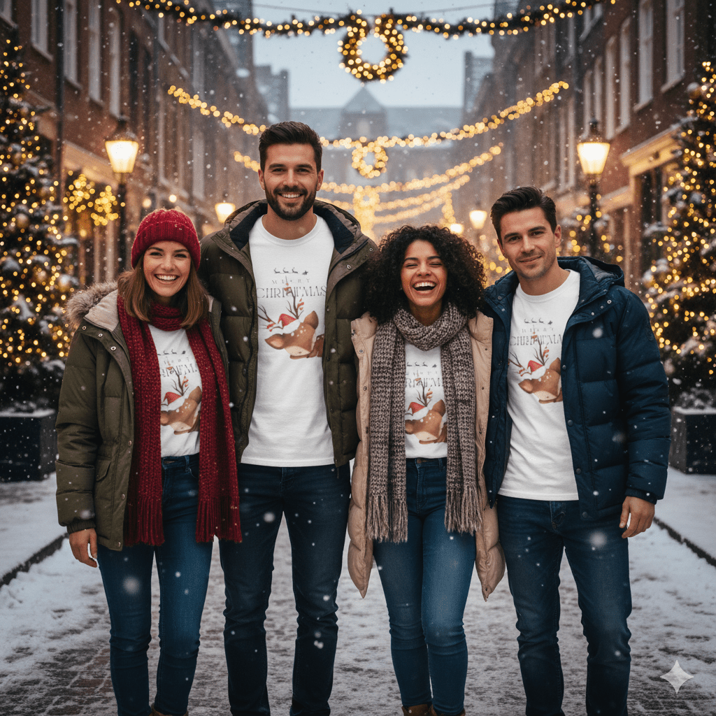 Unisex Softstyle Christmas Tee – Cozy, Stylish & Holiday Read - Nordic OfficialUnisex Softstyle Christmas Tee – Cozy, Stylish & Holiday ReadT-Shirt