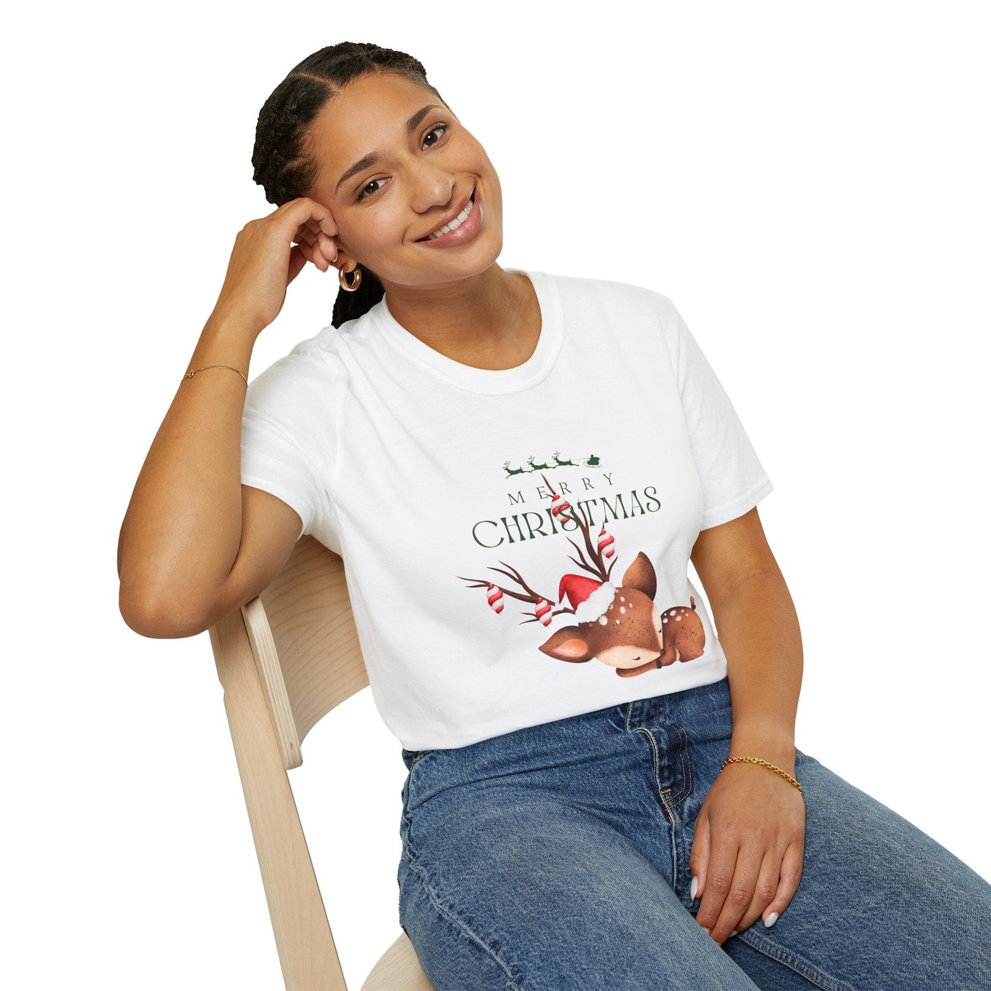 Unisex Softstyle Christmas Tee – Cozy, Stylish & Holiday Read - Nordic OfficialUnisex Softstyle Christmas Tee – Cozy, Stylish & Holiday ReadT-Shirt