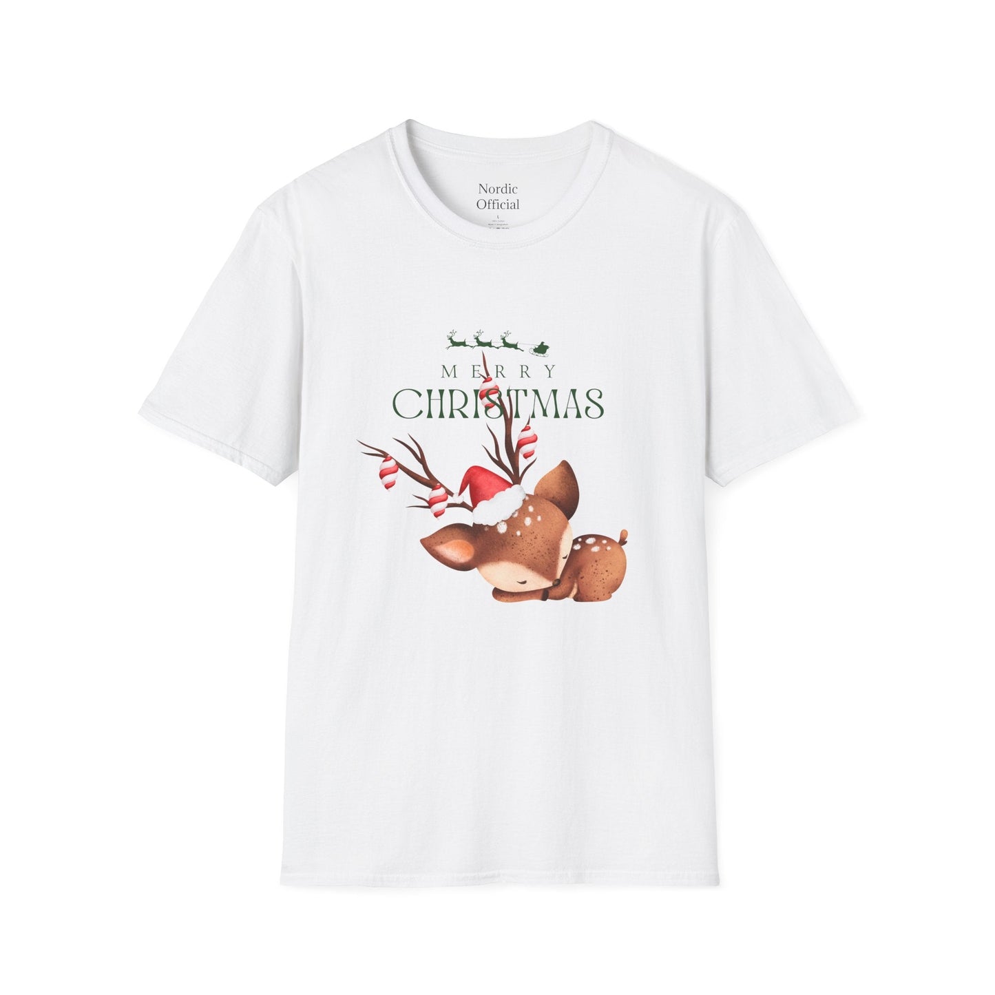 Unisex Softstyle Christmas Tee – Cozy, Stylish & Holiday Read - Nordic OfficialUnisex Softstyle Christmas Tee – Cozy, Stylish & Holiday ReadT-Shirt