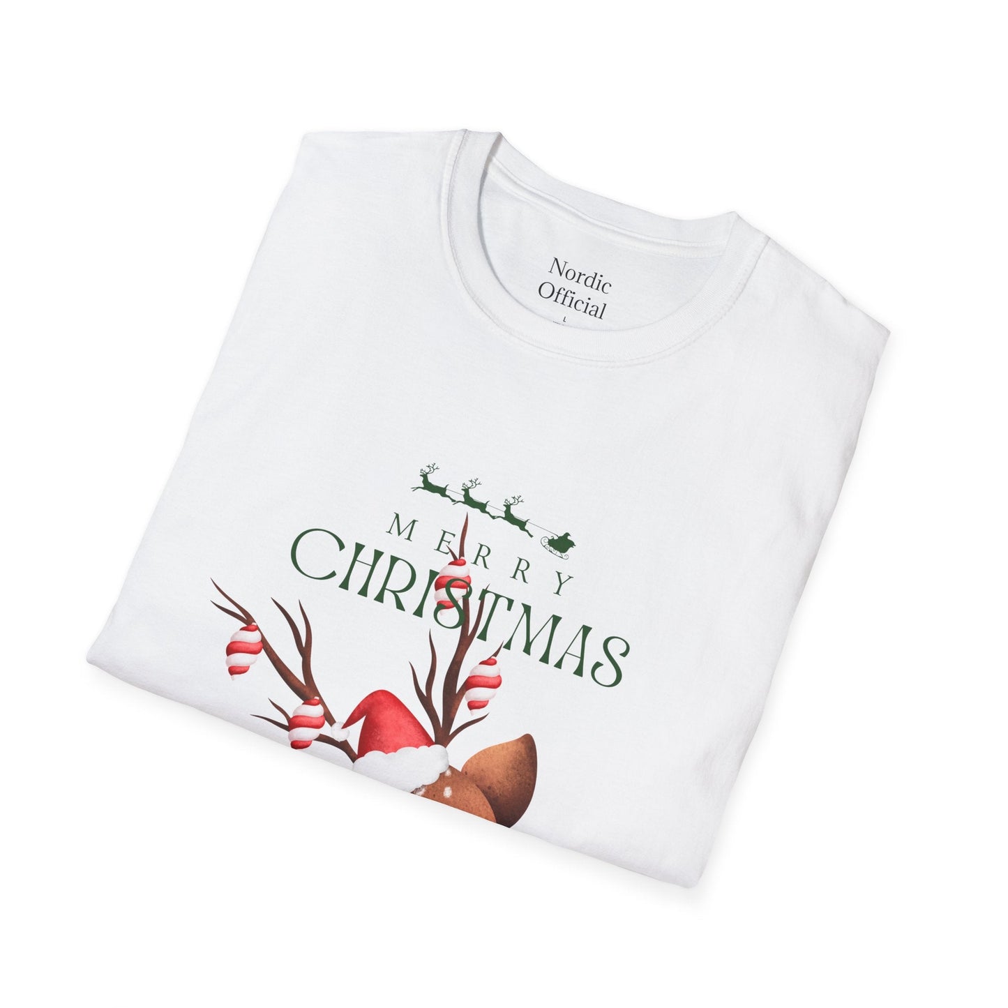 Unisex Softstyle Christmas Tee – Cozy, Stylish & Holiday Read - Nordic OfficialUnisex Softstyle Christmas Tee – Cozy, Stylish & Holiday ReadT-Shirt