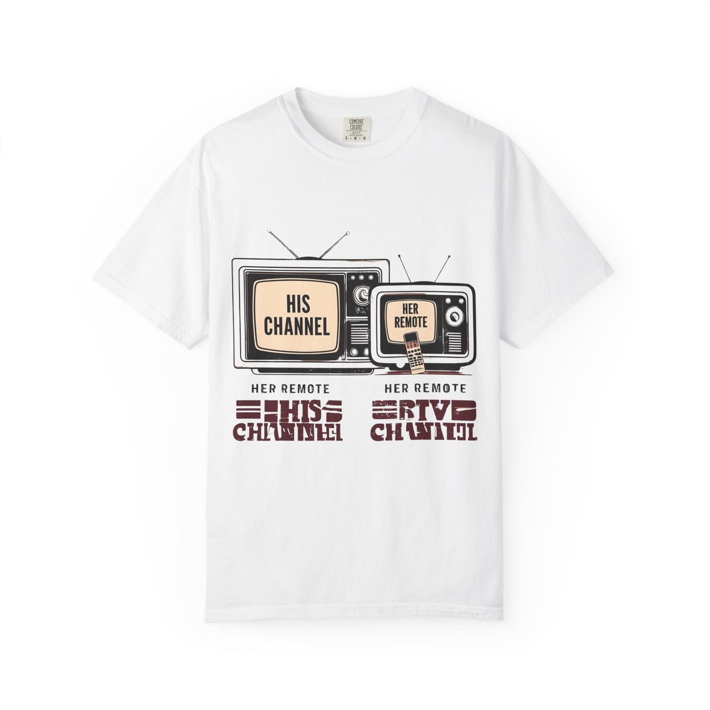 Vintage Unisex T-shirt His Chanel, Her Remote - Nordic OfficialVintage Unisex T-shirt His Chanel, Her RemoteT-Shirt
