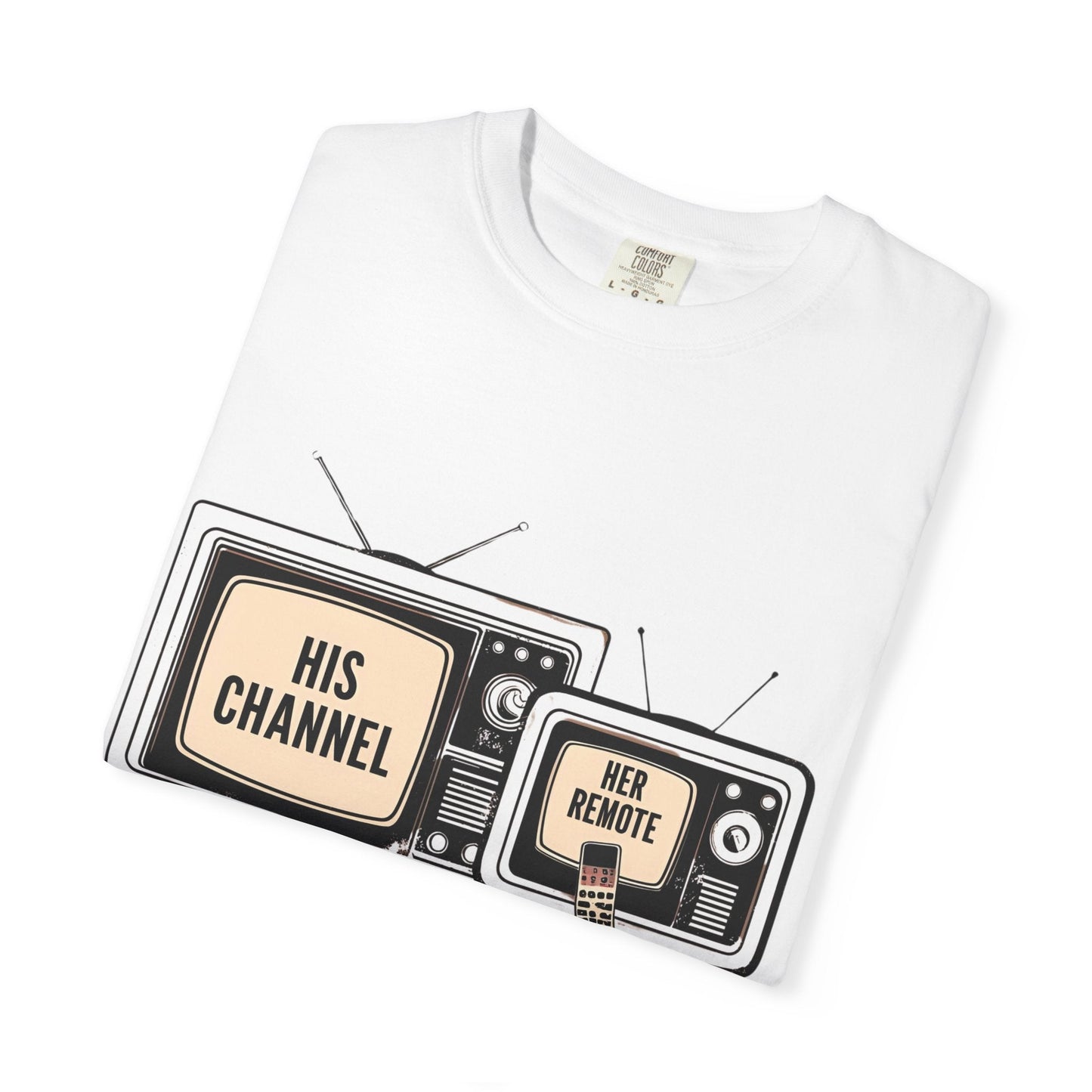Vintage Unisex T-shirt His Chanel, Her Remote - Nordic OfficialVintage Unisex T-shirt His Chanel, Her RemoteT-Shirt