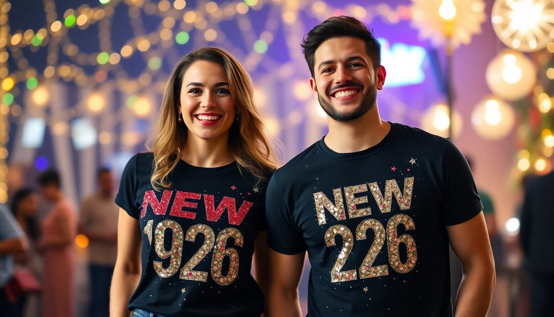 Couple T-Shirts That Double as New Year Party Looks - Nordic Official