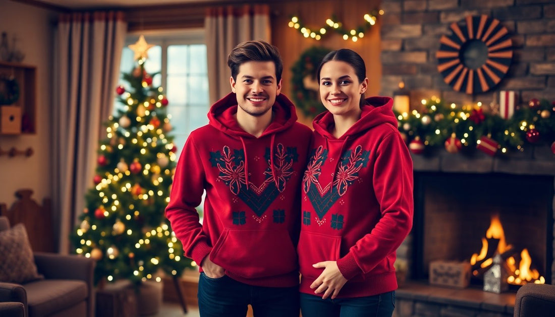 Elevate Your Couple Style: Mastering Matching Hoodies for the Holidays - Nordic Official