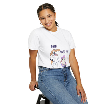 Funny Dog and Bunny Easter Unisex T-shirt