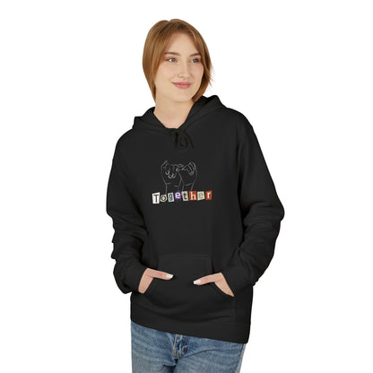 Couple Matching Holding Hands Together Softstyle Hoodie