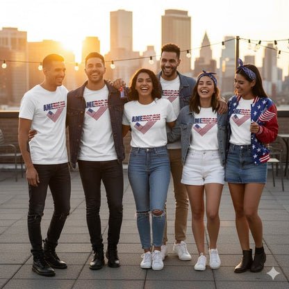 American Flag Vintage Style T-Shirt - Nordic OfficialAmerican Flag Vintage Style T-ShirtT-Shirt