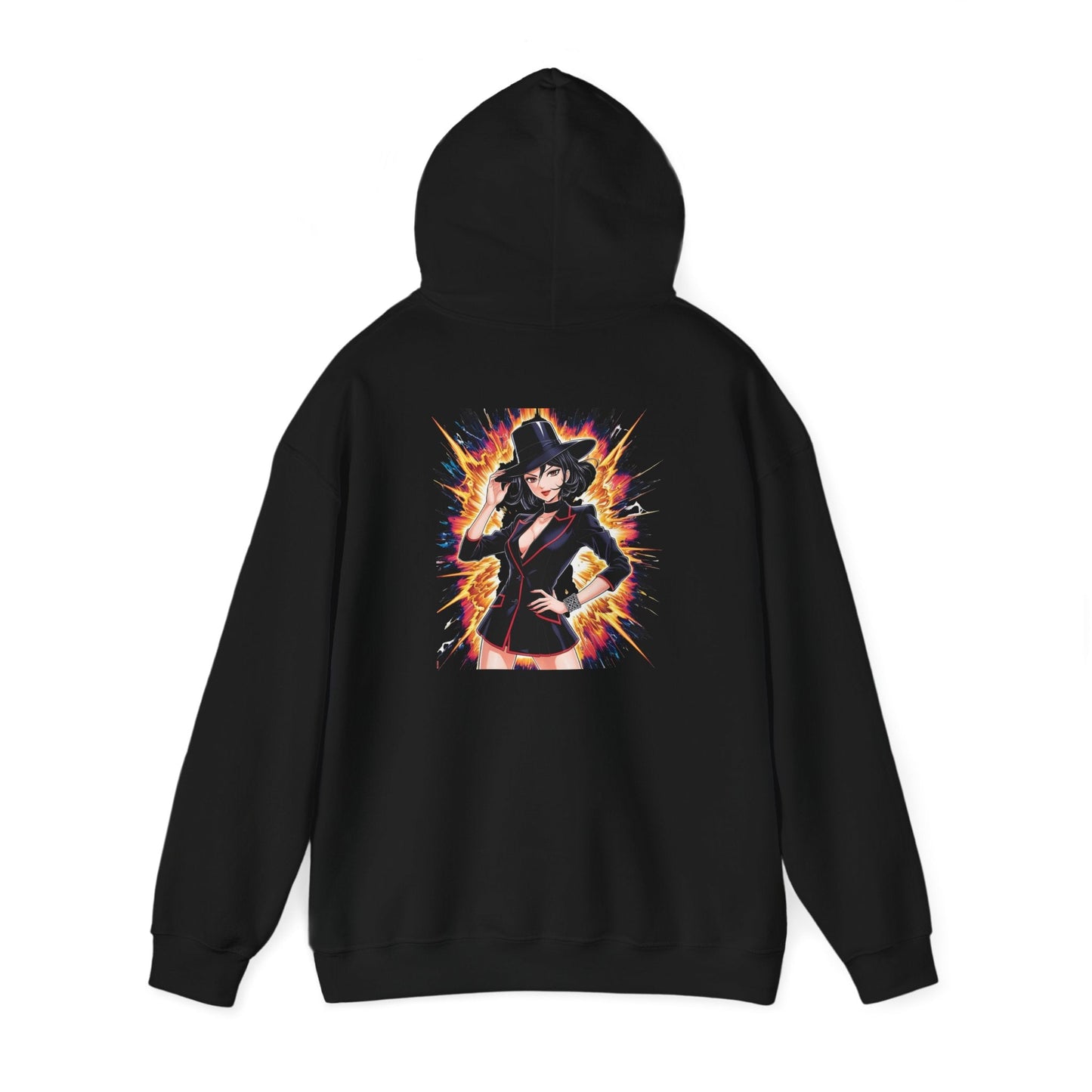 Anime Hoodie - Black Sexy Girl Design - Nordic OfficialAnime Hoodie - Black Sexy Girl DesignHoodie
