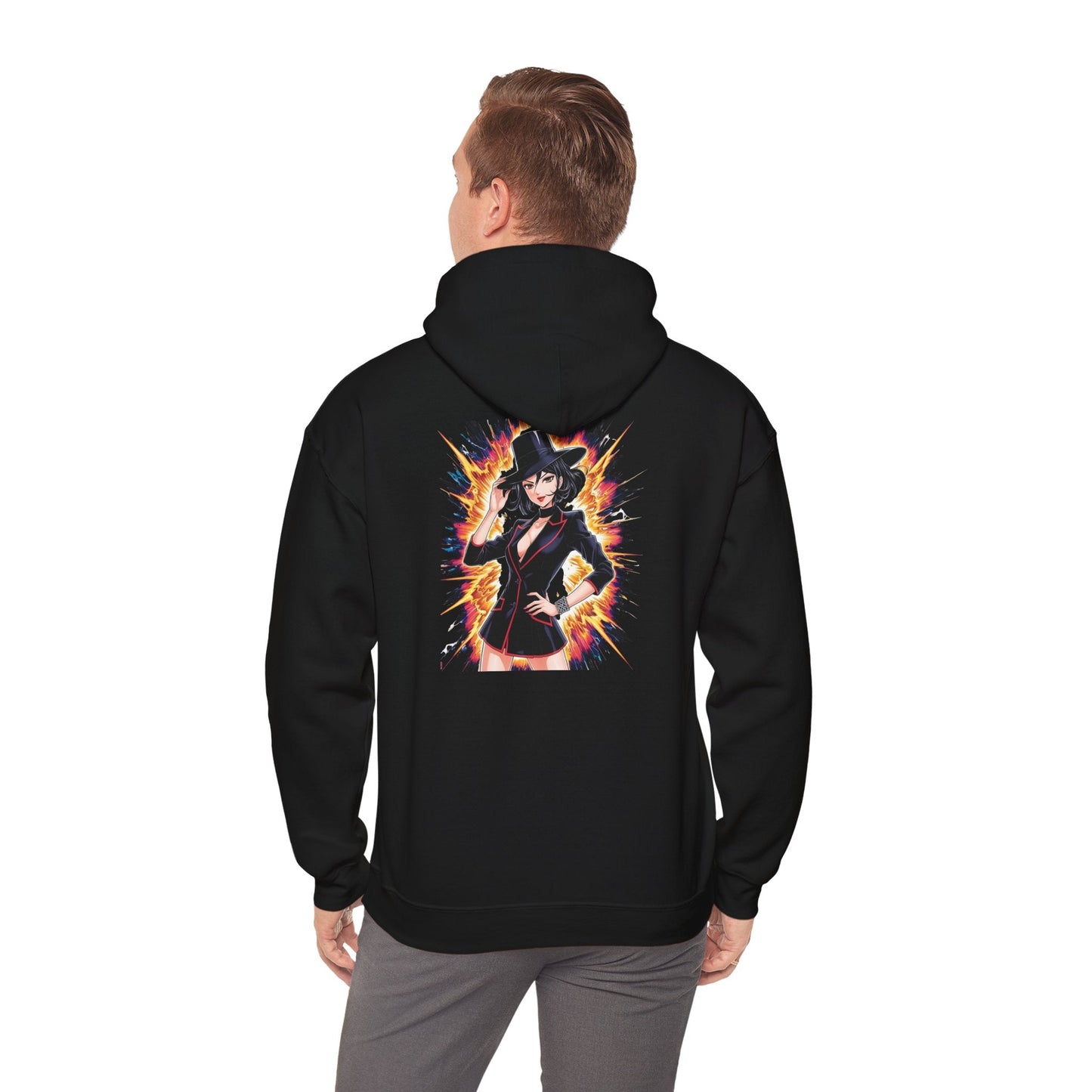 Anime Hoodie - Black Sexy Girl Design - Nordic OfficialAnime Hoodie - Black Sexy Girl DesignHoodie