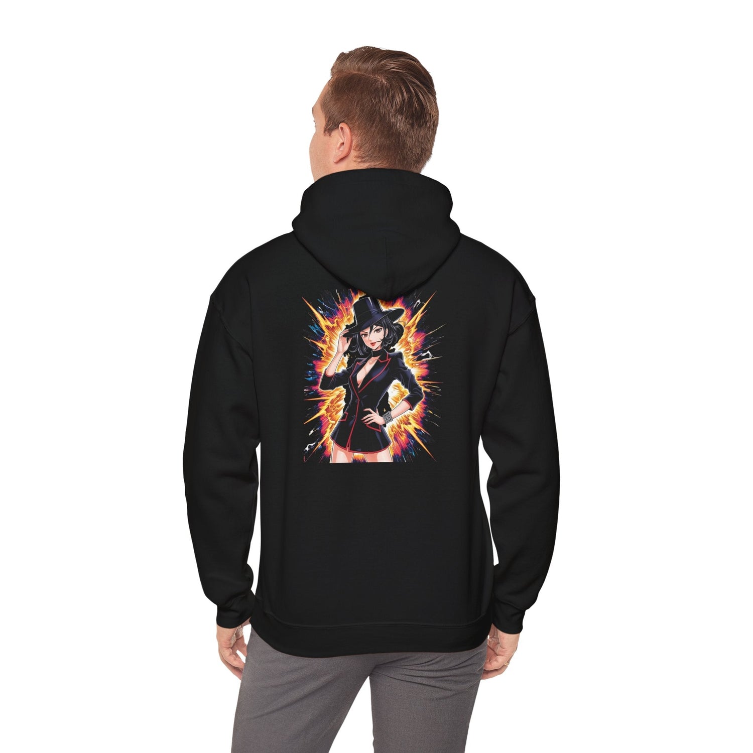 Anime Hoodie - Black Sexy Girl Design - Nordic OfficialAnime Hoodie - Black Sexy Girl DesignHoodie