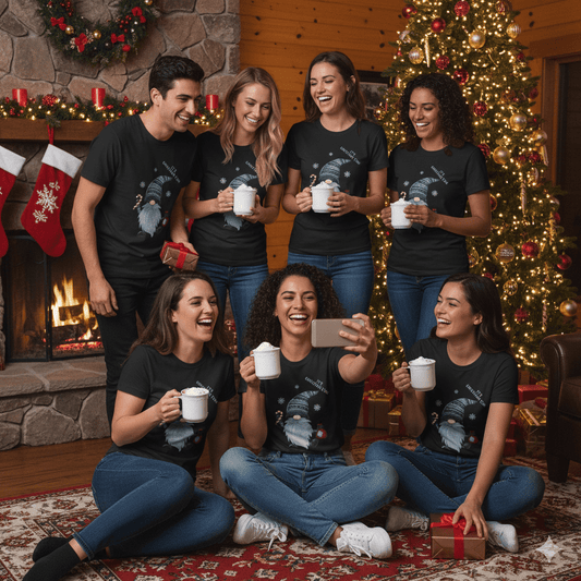 Christmas Gnome Magic T-Shirt – Festive Charm in Every Stitch 🎅✨ - Nordic OfficialChristmas Gnome Magic T-Shirt – Festive Charm in Every Stitch 🎅✨T-Shirt