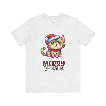 Cute Christmas Cat Tee – Purr - fect Holiday Cheer - Nordic OfficialCute Christmas Cat Tee – Purr - fect Holiday CheerT-Shirt