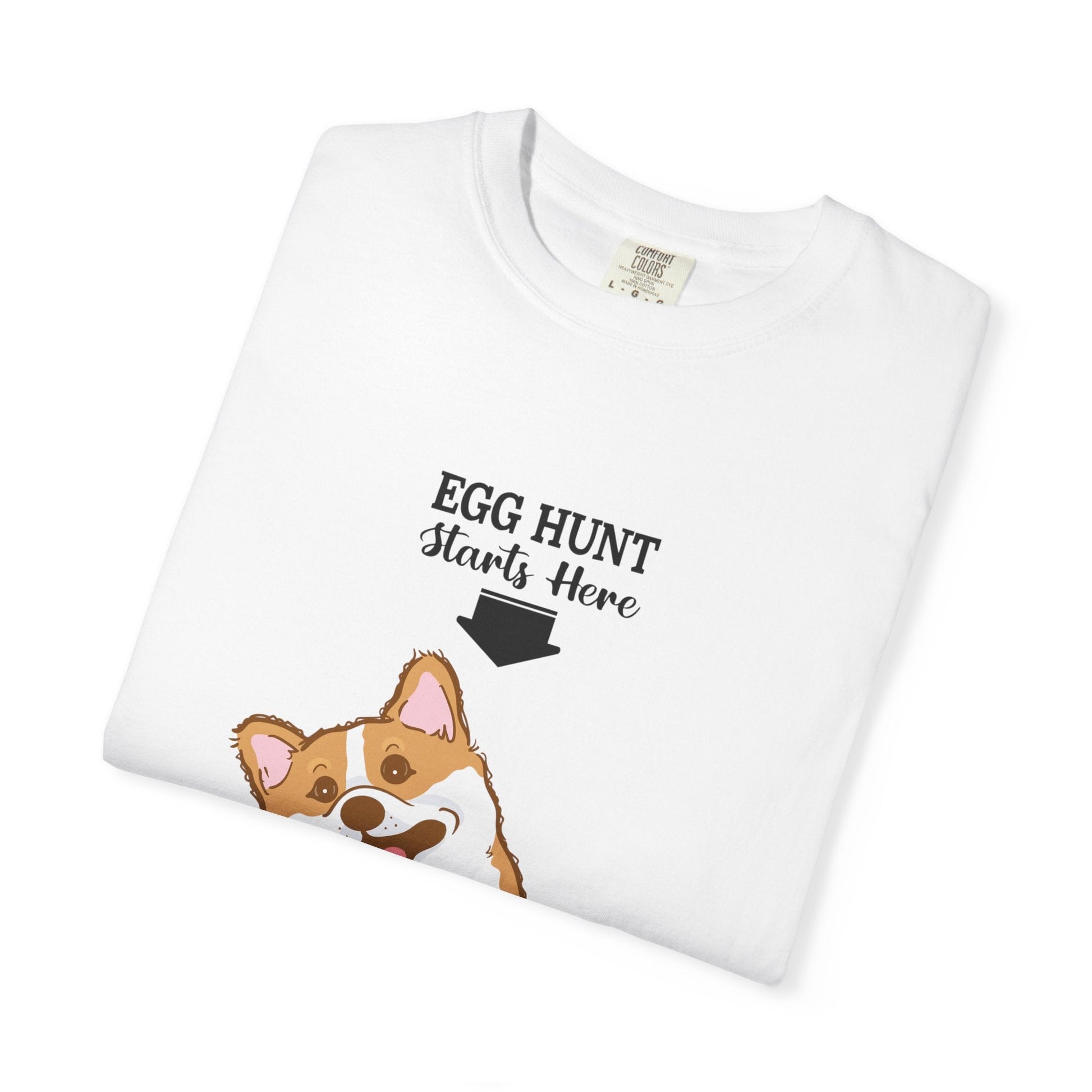 Easter Eggs Hunt Unisex T-shirt with Funny Dog Design - Nordic OfficialEaster Eggs Hunt Unisex T-shirt with Funny Dog DesignT-Shirt