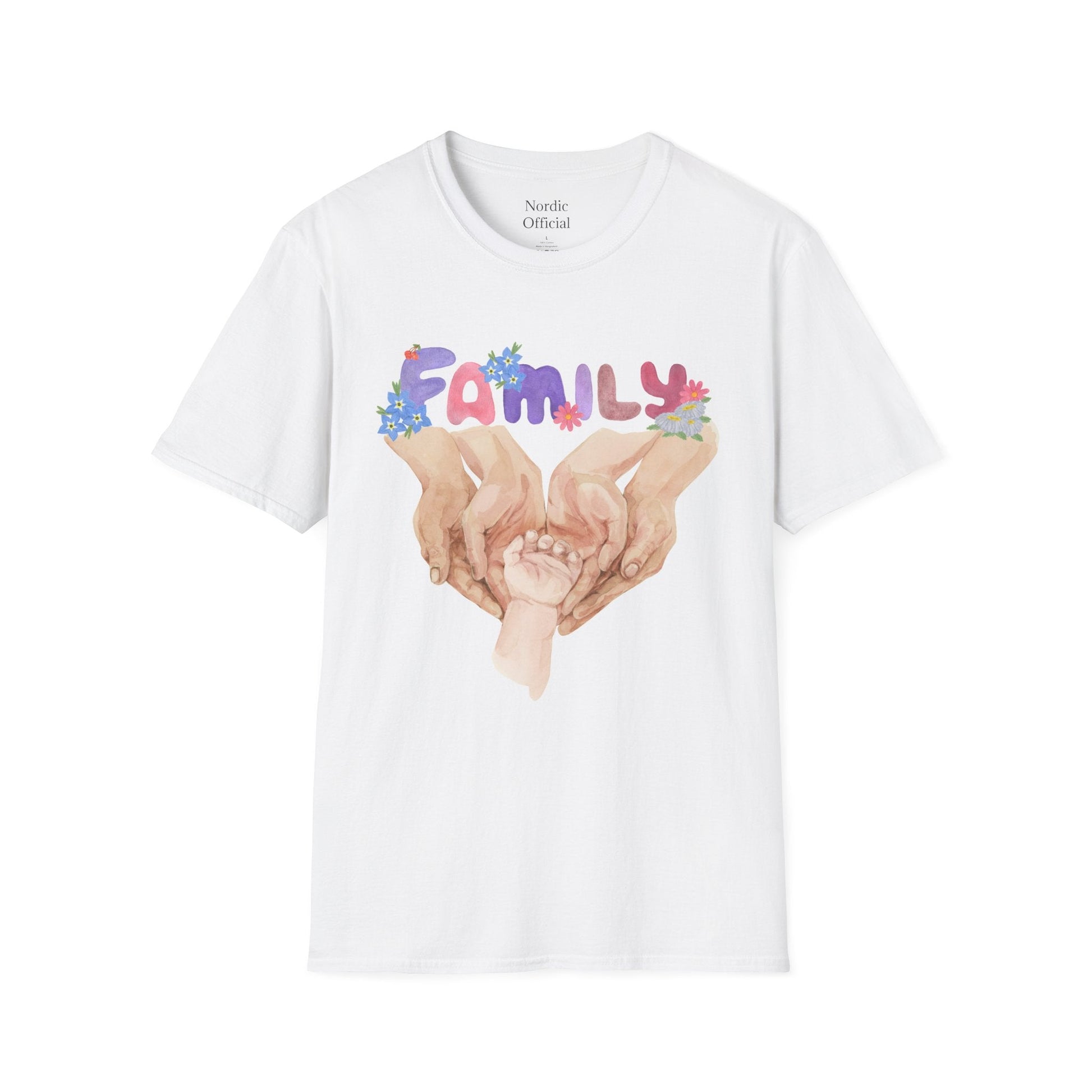 Hands of Love – Family Forever Tee - Nordic OfficialHands of Love – Family Forever TeeT-Shirt