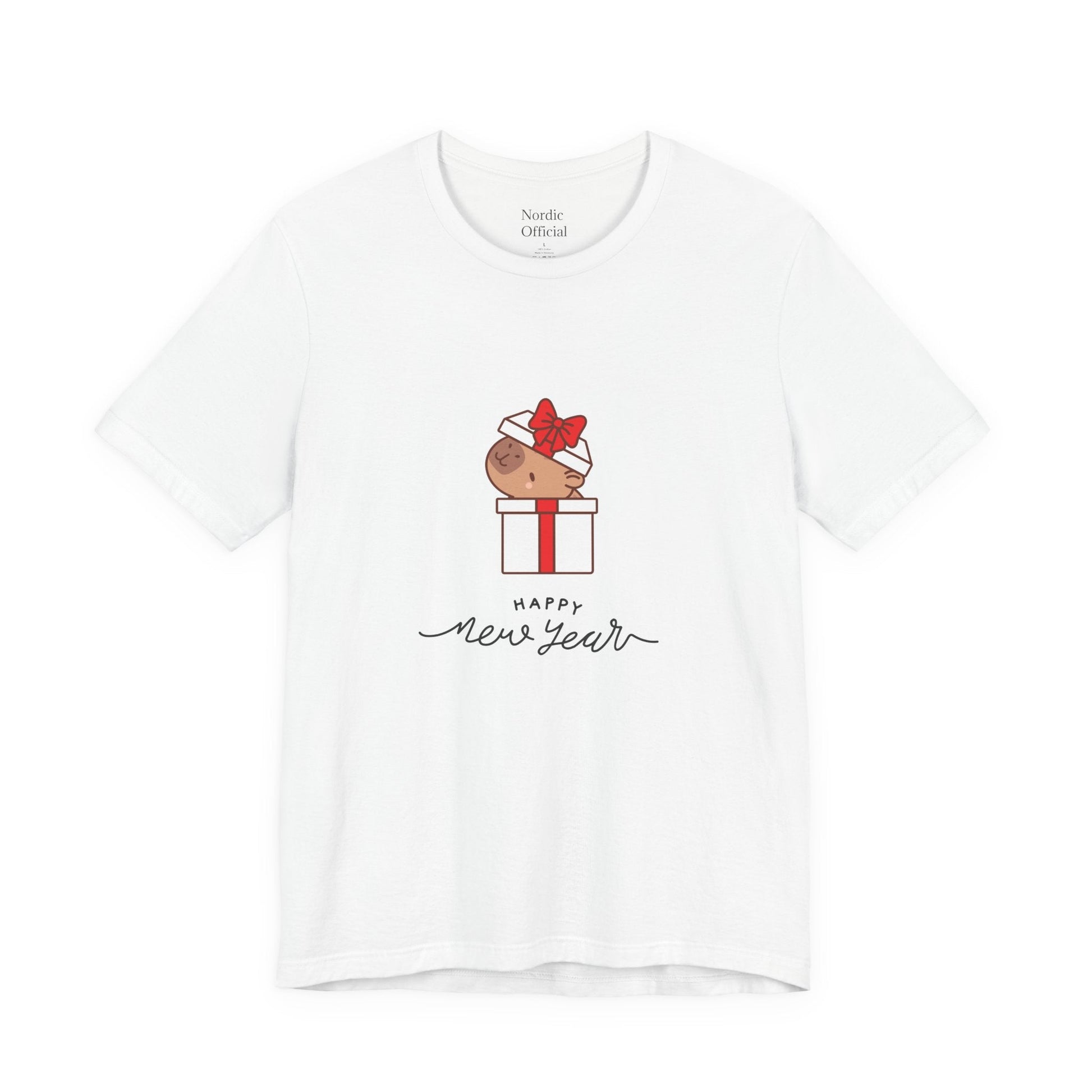 🎁 Happy New Year – Surprise Pup Tee - Nordic Official🎁 Happy New Year – Surprise Pup TeeT-Shirt