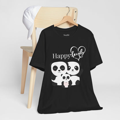 Happy Panda Family – Cute Matching Tee - Nordic OfficialHappy Panda Family – Cute Matching TeeT-Shirt