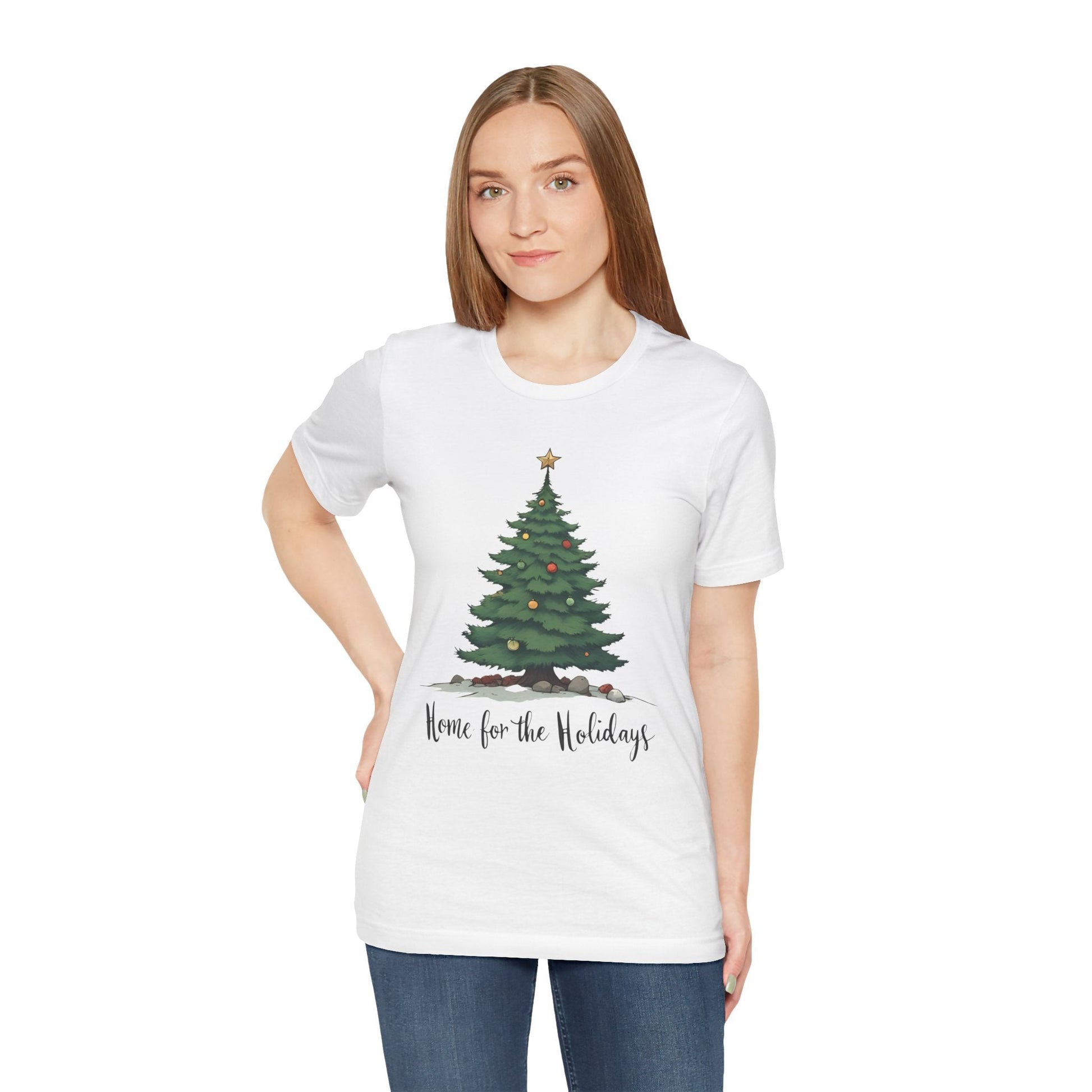 🎄 Home for the Holidays – Christmas Tree T-shirt - Nordic Official🎄 Home for the Holidays – Christmas Tree T-shirtT-Shirt