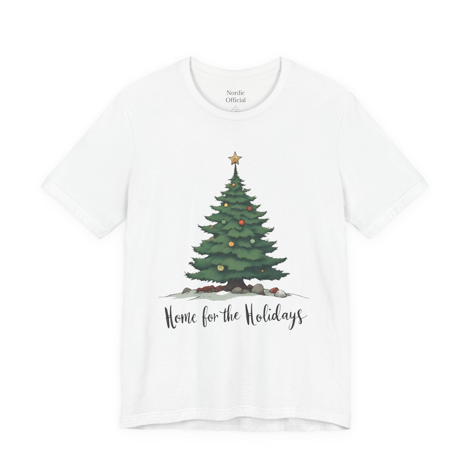 🎄 Home for the Holidays – Christmas Tree T-shirt - Nordic Official🎄 Home for the Holidays – Christmas Tree T-shirtT-Shirt