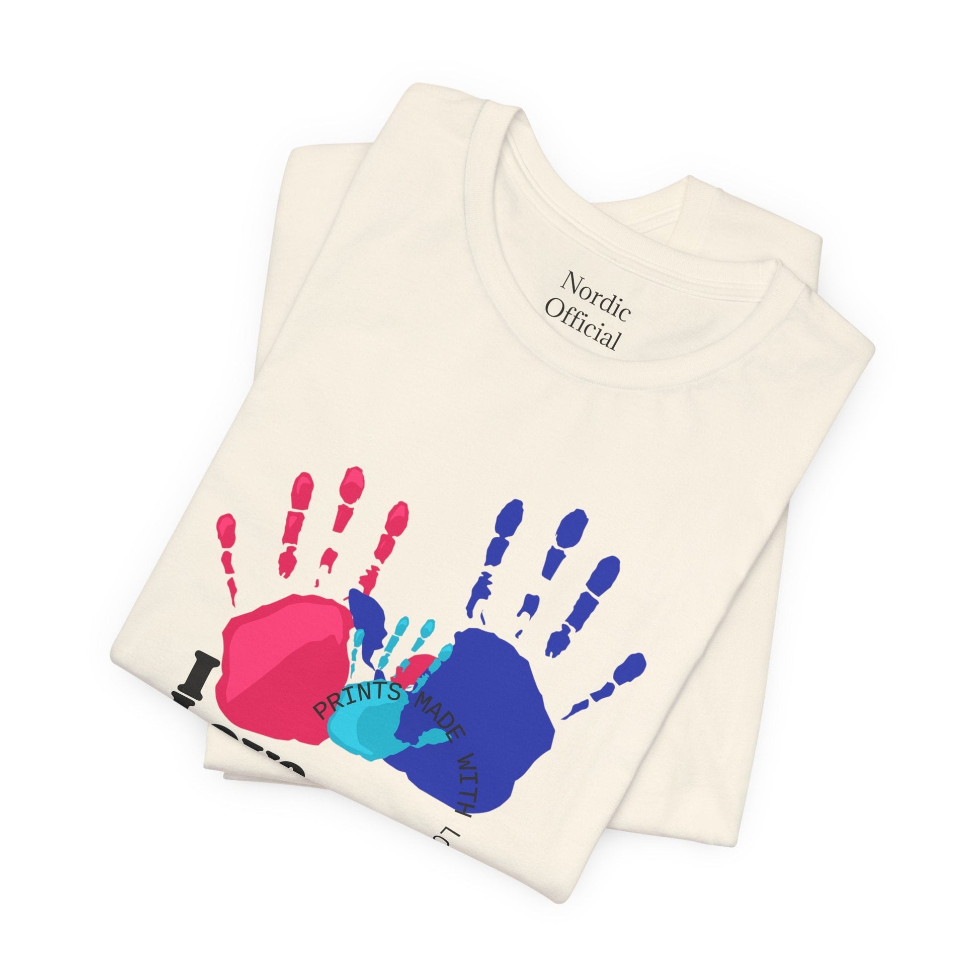 I Love My Family – Handprint Graphic Tee - Nordic OfficialI Love My Family – Handprint Graphic TeeT-Shirt