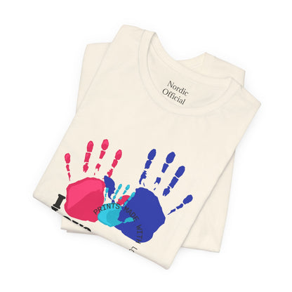 I Love My Family – Handprint Graphic Tee - Nordic OfficialI Love My Family – Handprint Graphic TeeT-Shirt