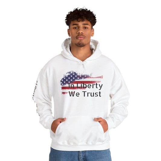 In Liberty We Trust Hoodie – Unisex American Flag Sweatshirt - Nordic OfficialIn Liberty We Trust Hoodie – Unisex American Flag SweatshirtHoodie