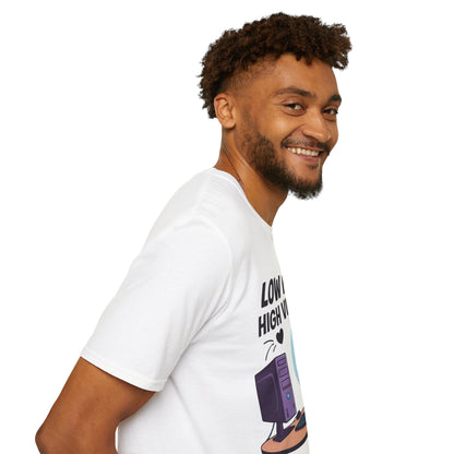 "Low FPS High Vibes" Gaming T-Shirt – Funny Gamer Shirt for Casual Players, Streamers & Retro PC Fans - Nordic Official"Low FPS High Vibes" Gaming T-Shirt – Funny Gamer Shirt for Casual Players, Streamers & Retro PC FansT-Shirt