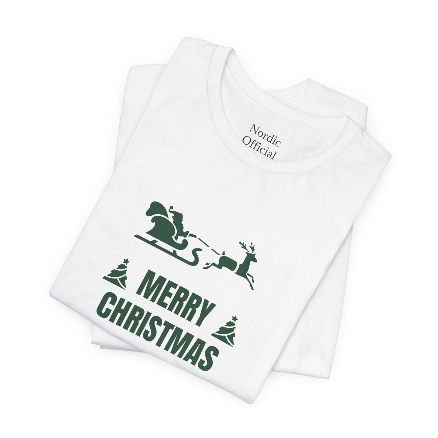 Merry Christmas Unisex Jersey Tee - Nordic OfficialMerry Christmas Unisex Jersey TeeT-Shirt