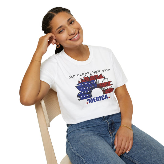 Old Glory - New Drip White T-shirt - Nordic OfficialOld Glory - New Drip White T-shirtT-Shirt