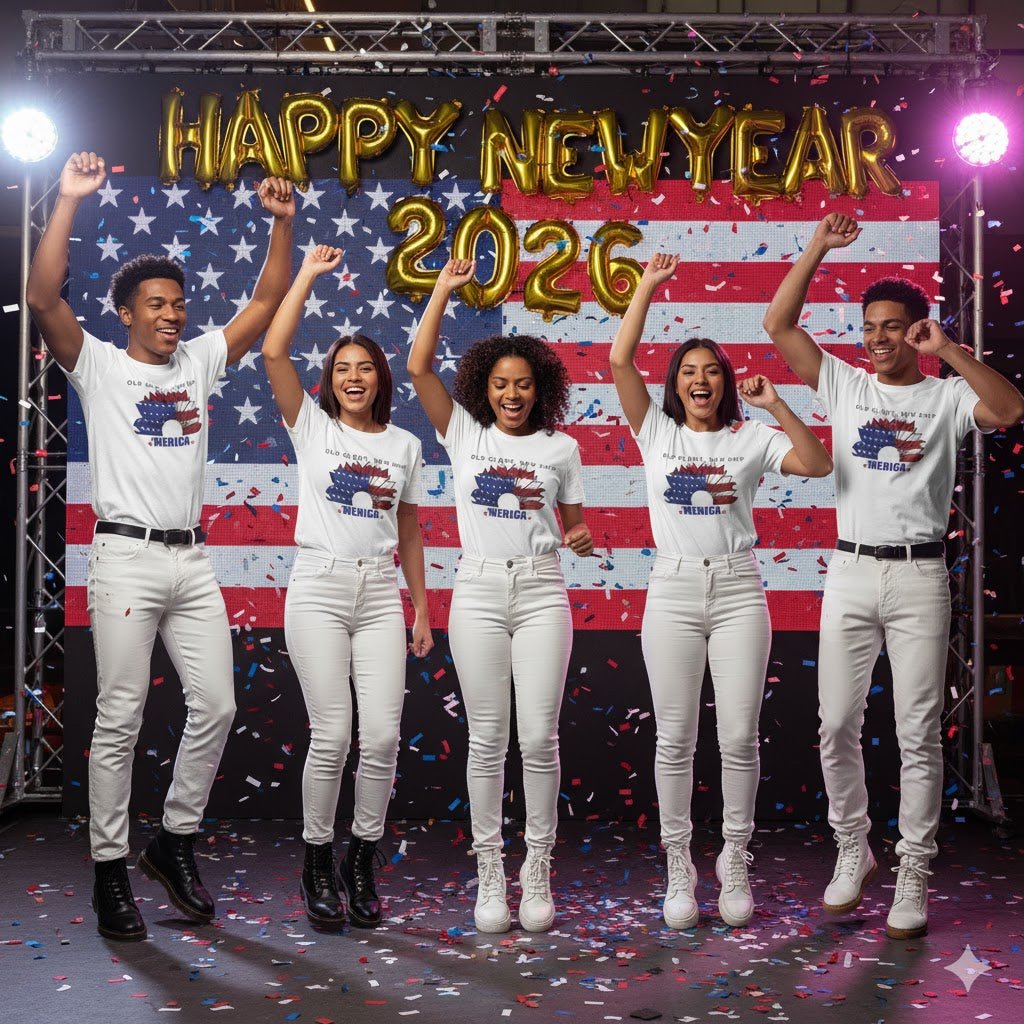 Old Glory - New Drip White T-shirt - Nordic OfficialOld Glory - New Drip White T-shirtT-Shirt